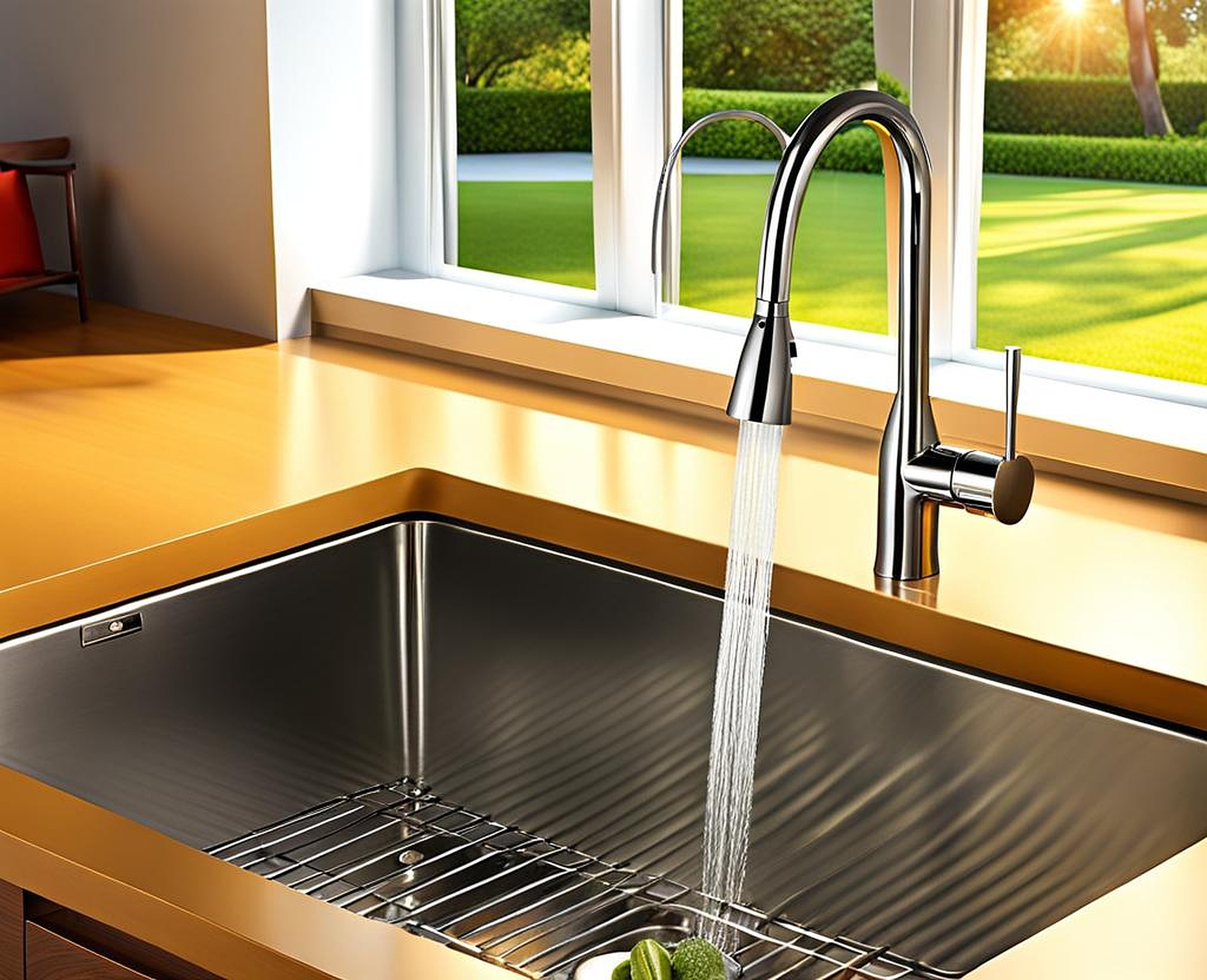 how to fix a leaky kitchen sink faucet