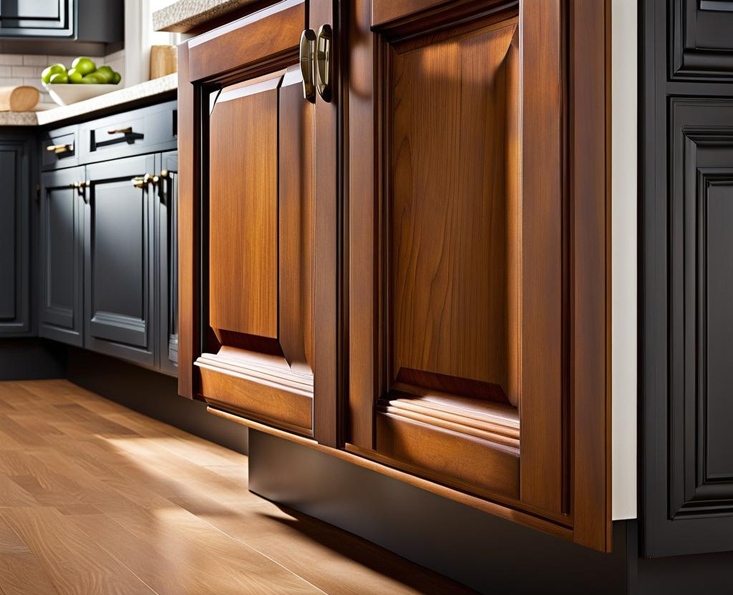 how to fix peeling kitchen cabinets