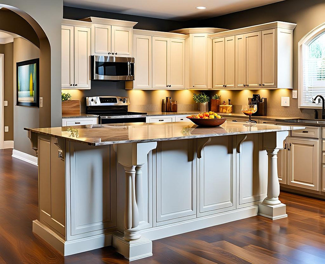 how to make a kitchen island out of base cabinets