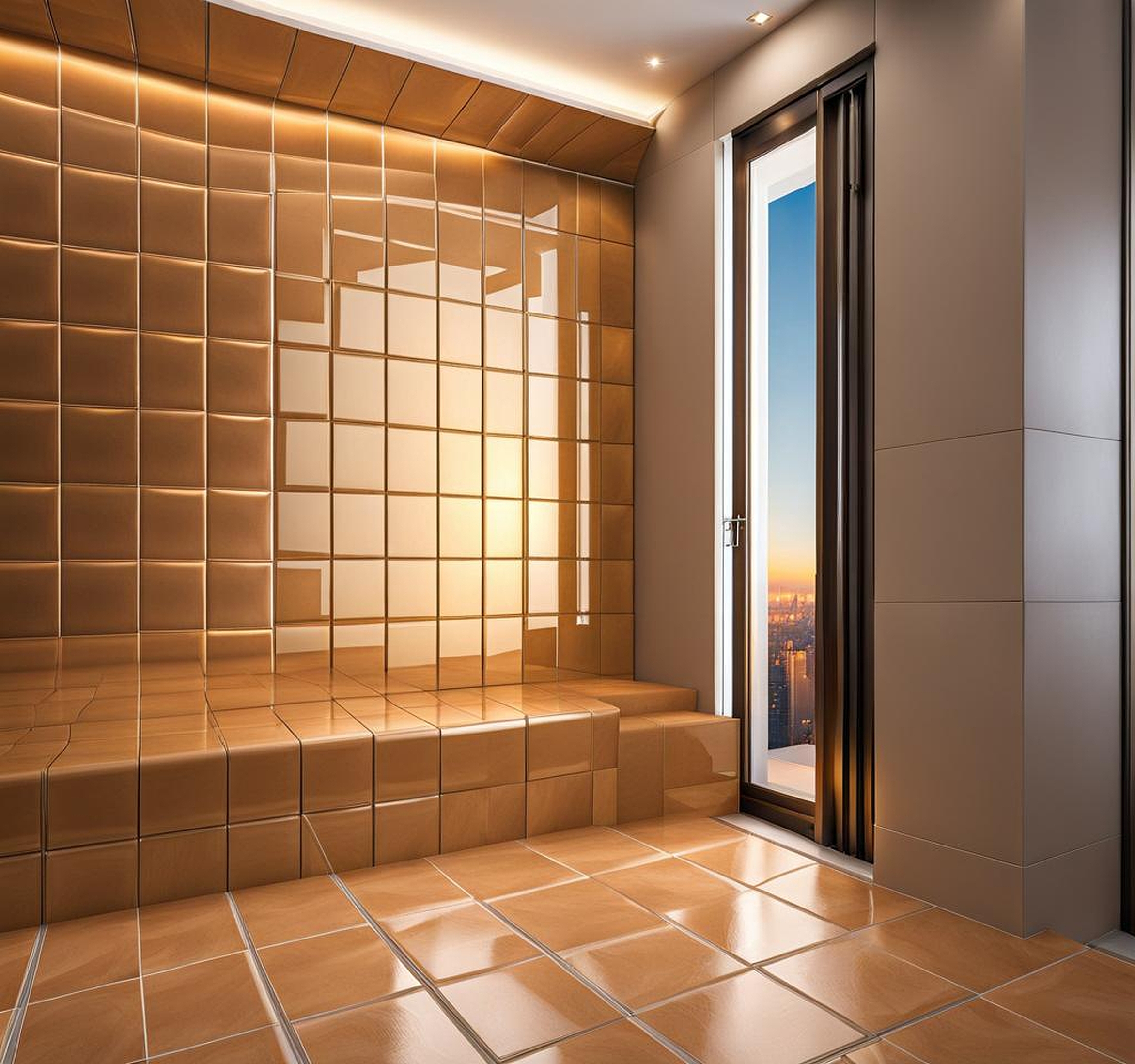 how to tile inside corners