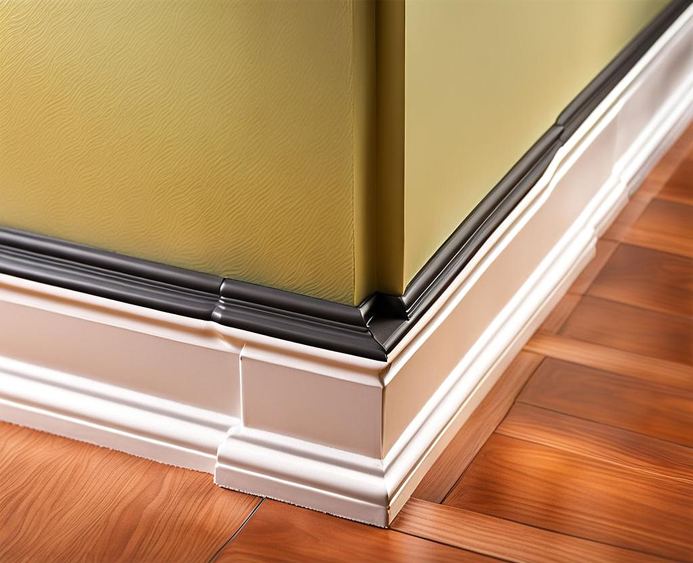 how to treat mold behind baseboards