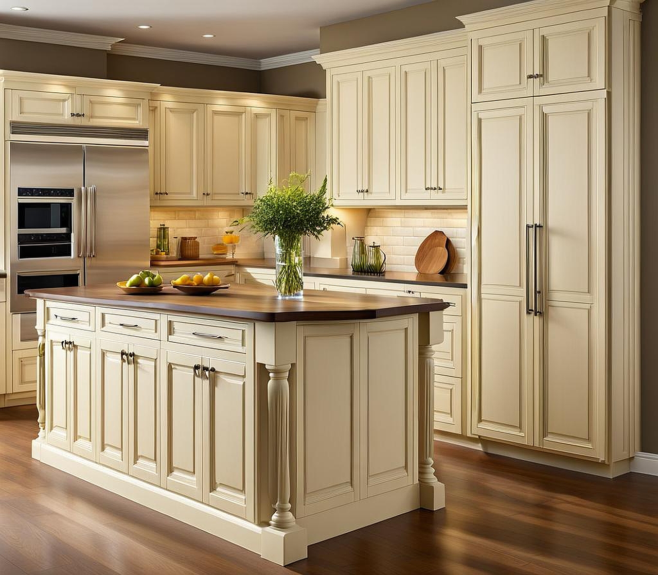 kitchen cabinet off white color