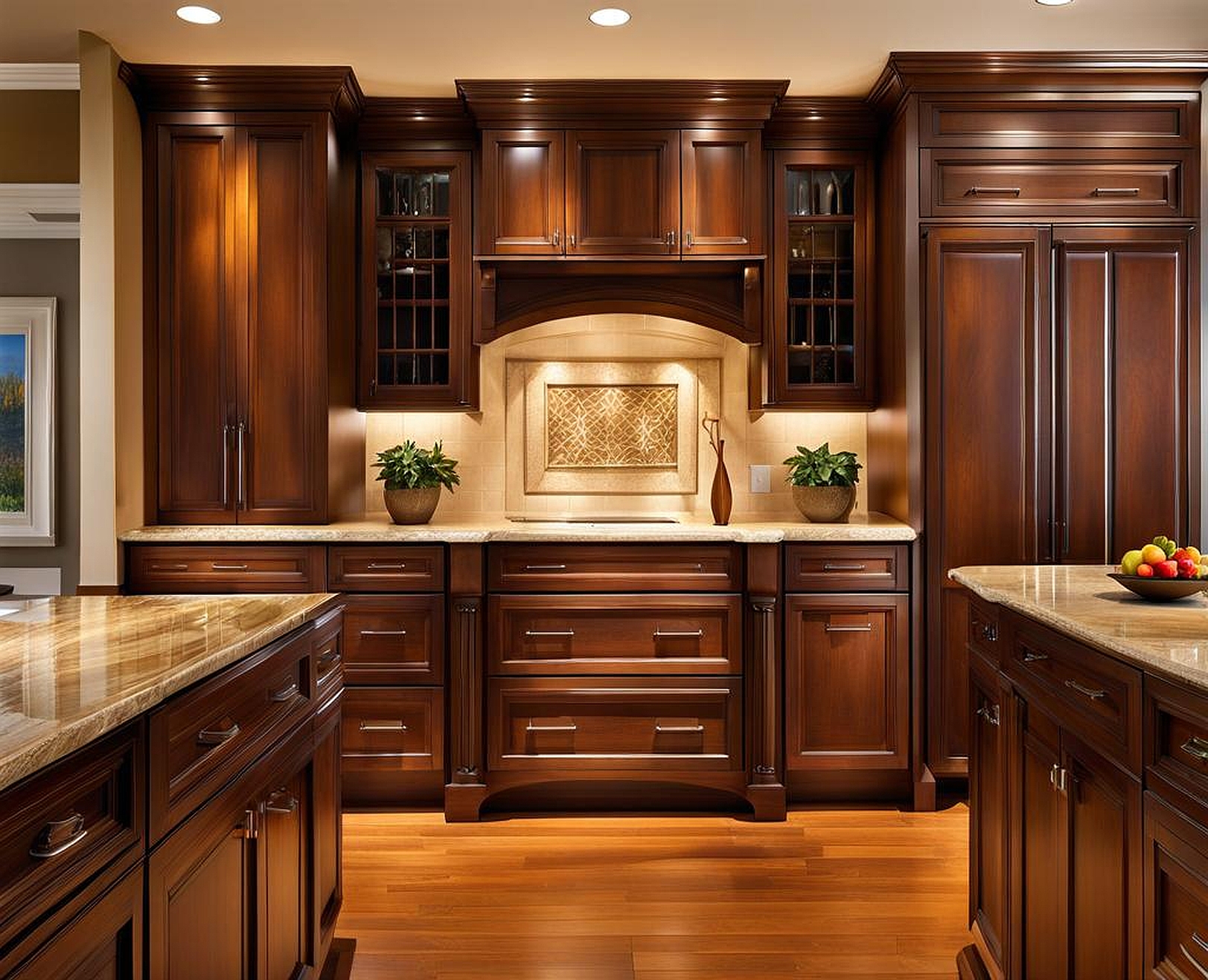 kitchen cabinets as vanity