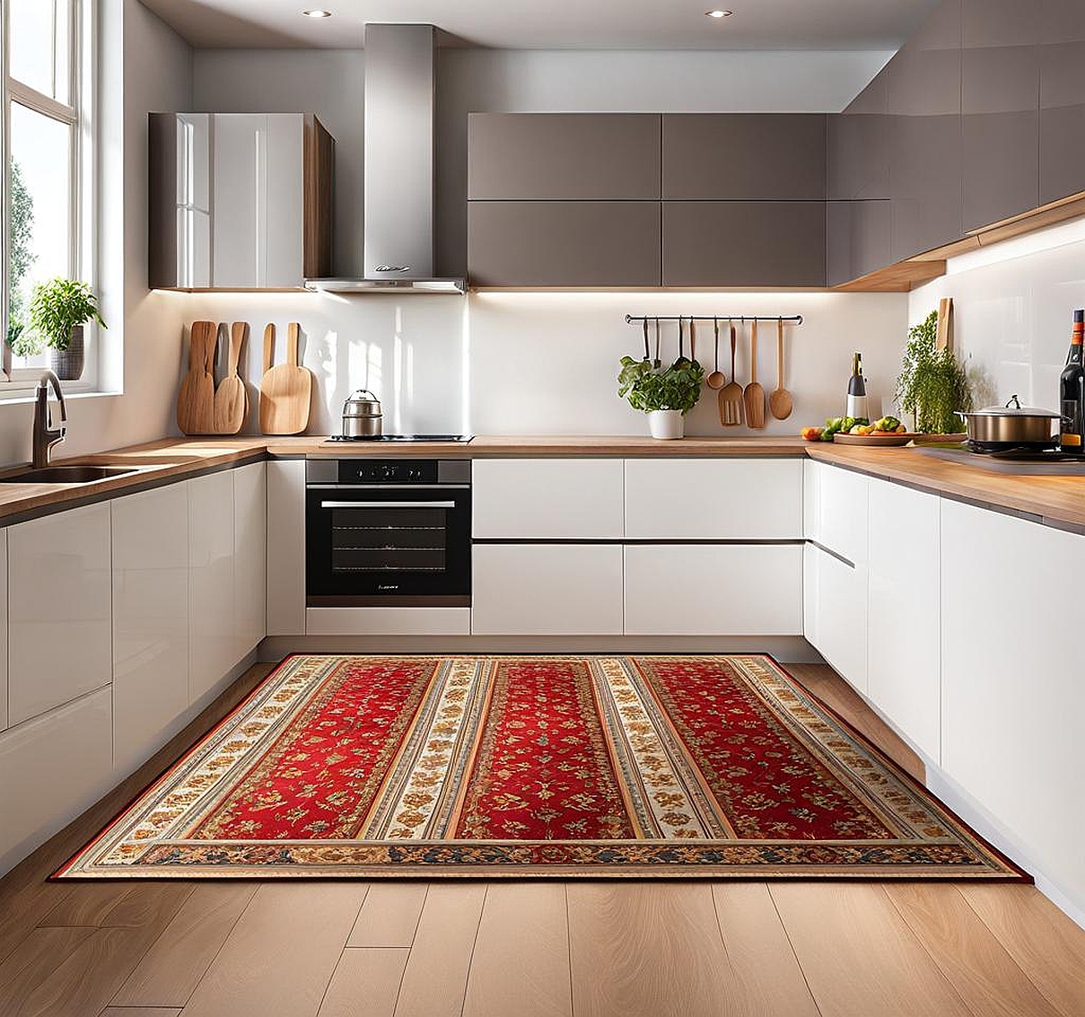 Stylish Kitchen Carpet Runners Non Slip Upgrade Your Floors