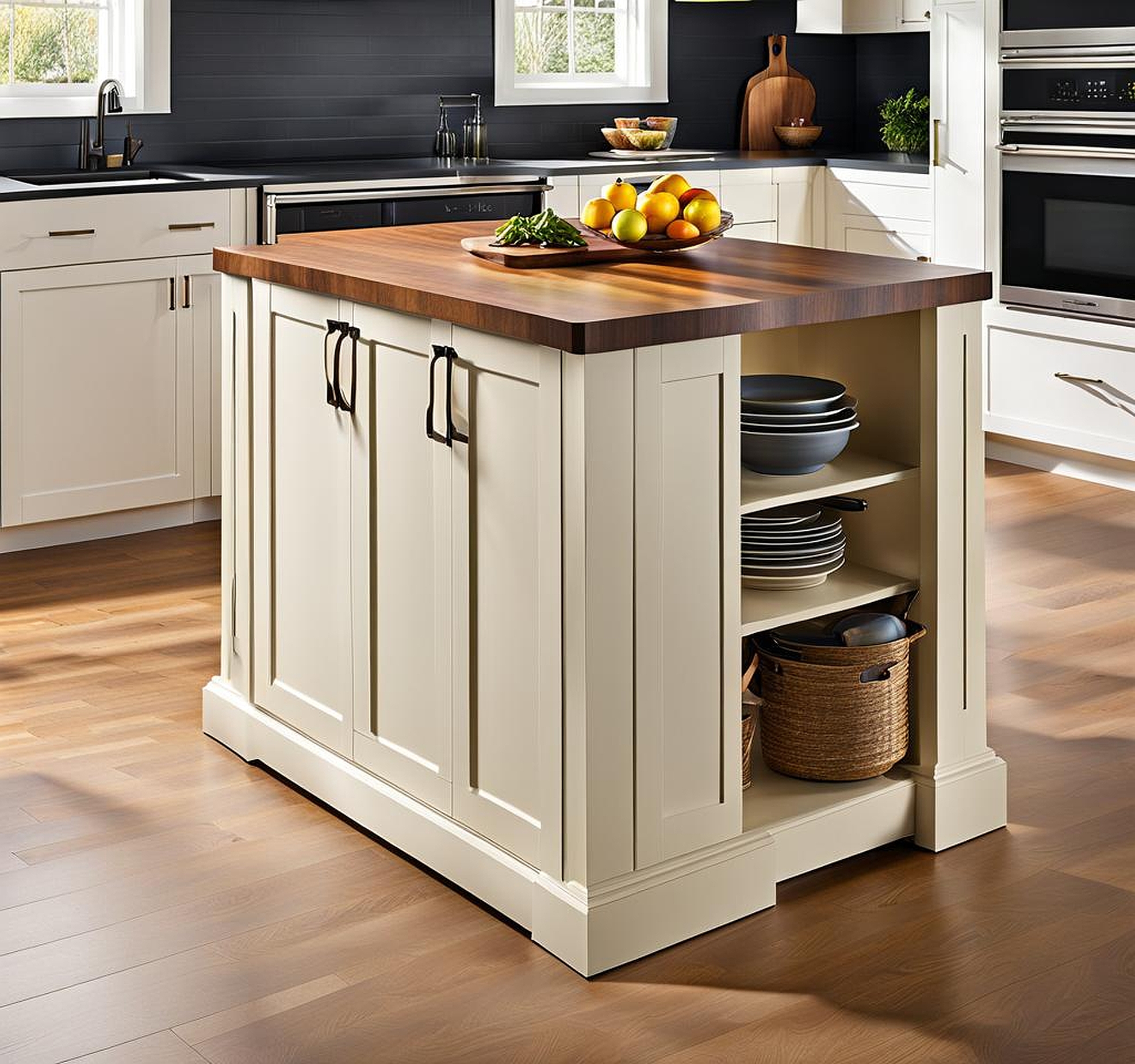 kitchen island dimensions for seating