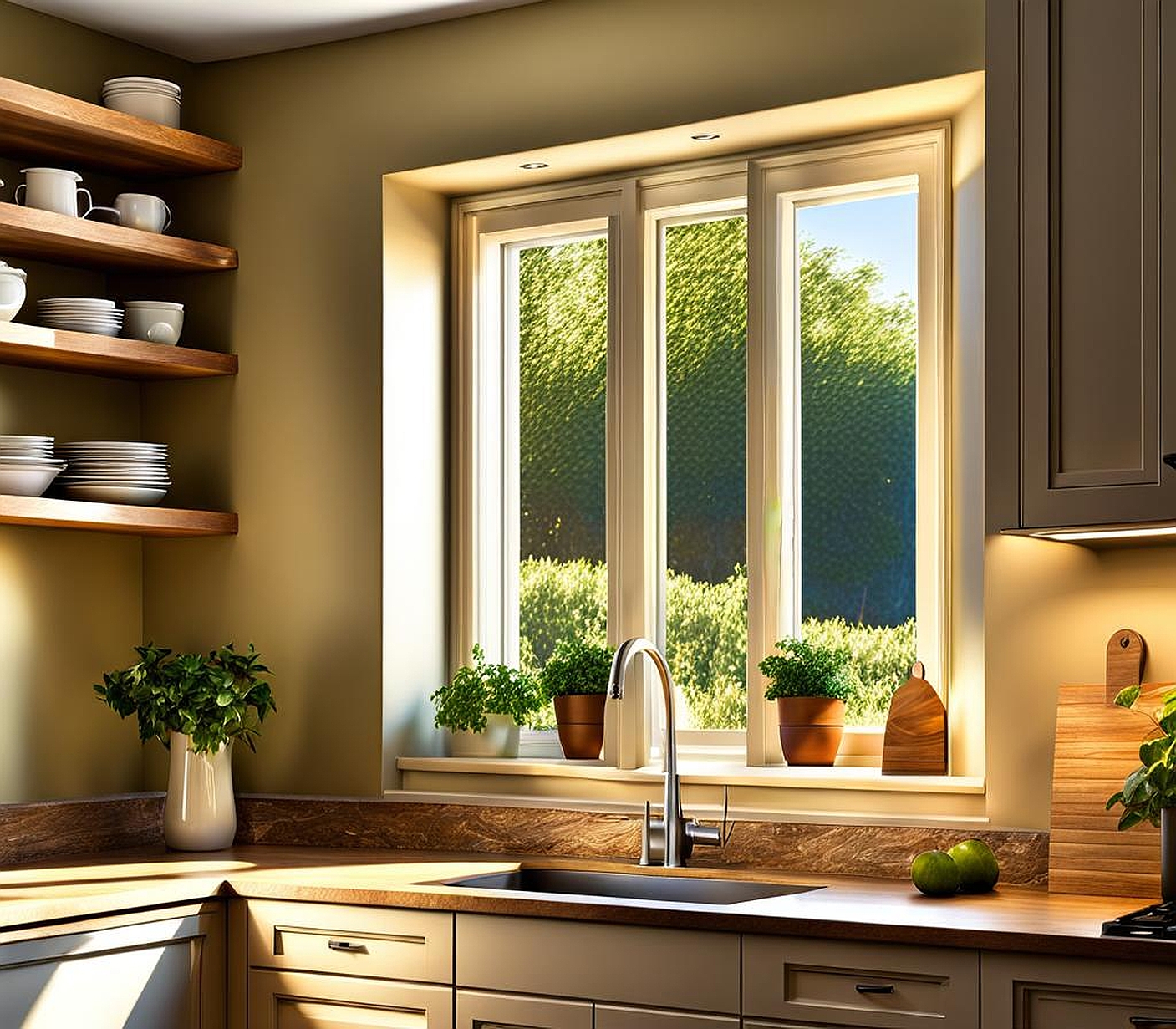 Gorgeous Kitchen Pass Through Window Focal Points