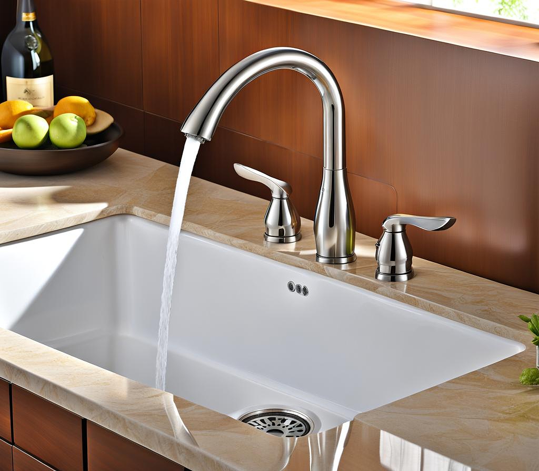 kitchen sink faucet hole size