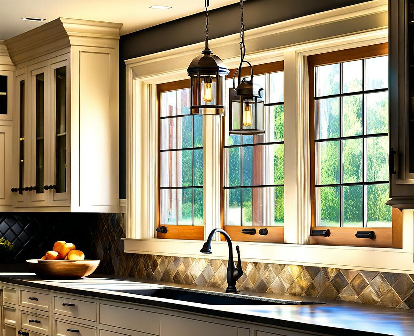 kitchen window light fixtures