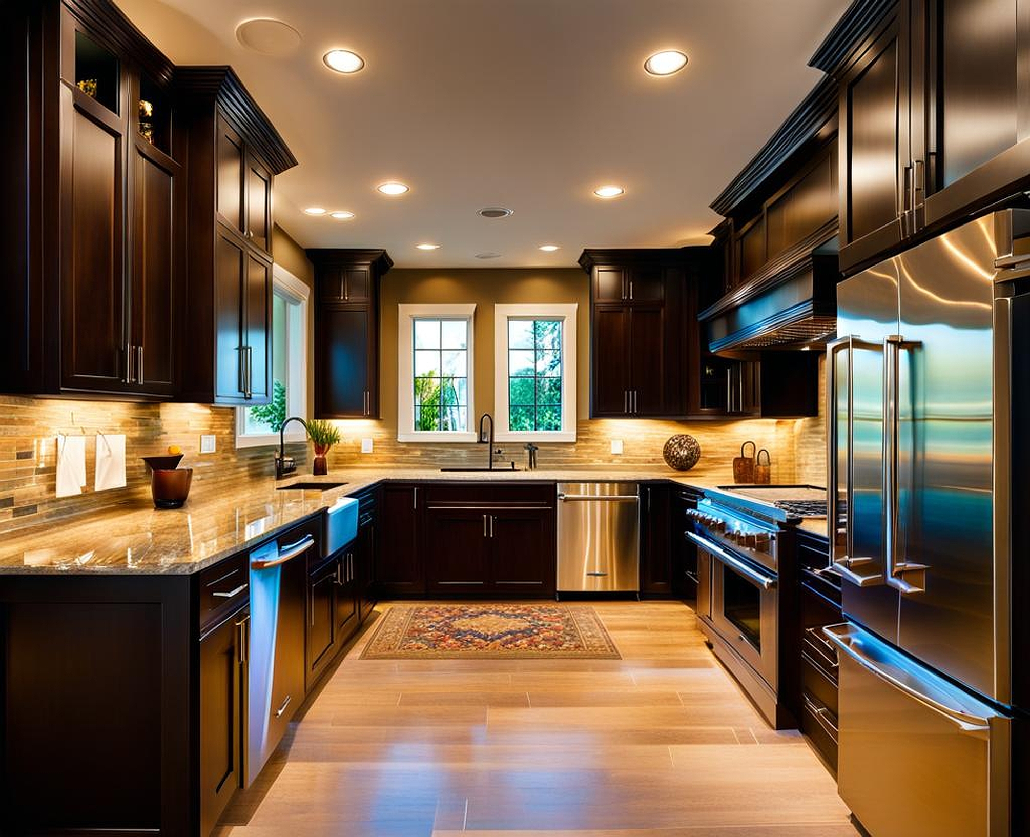 kitchens with espresso cabinets