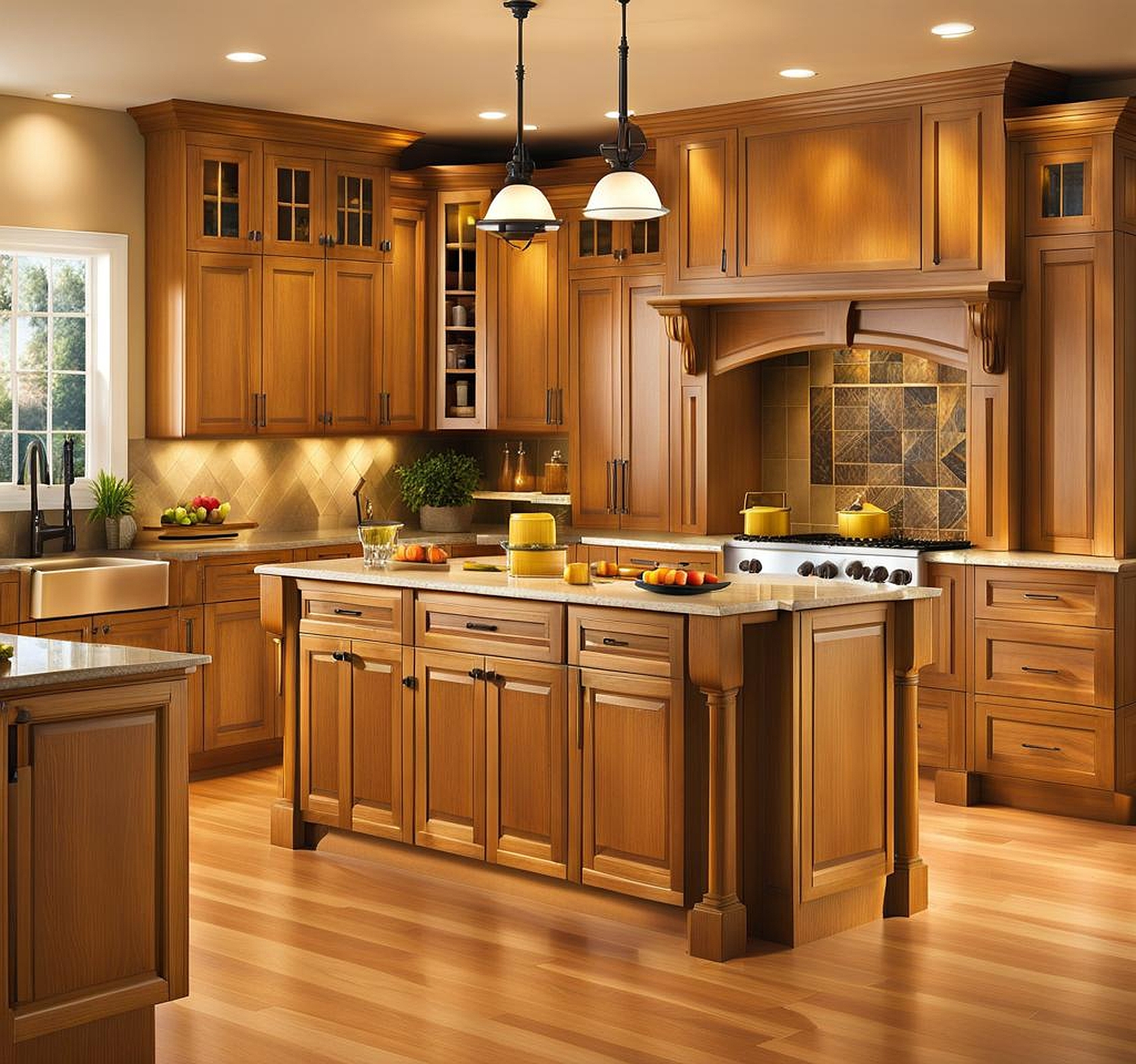 Rejuvenate Your Kitchen with Honey Oak Cabinets