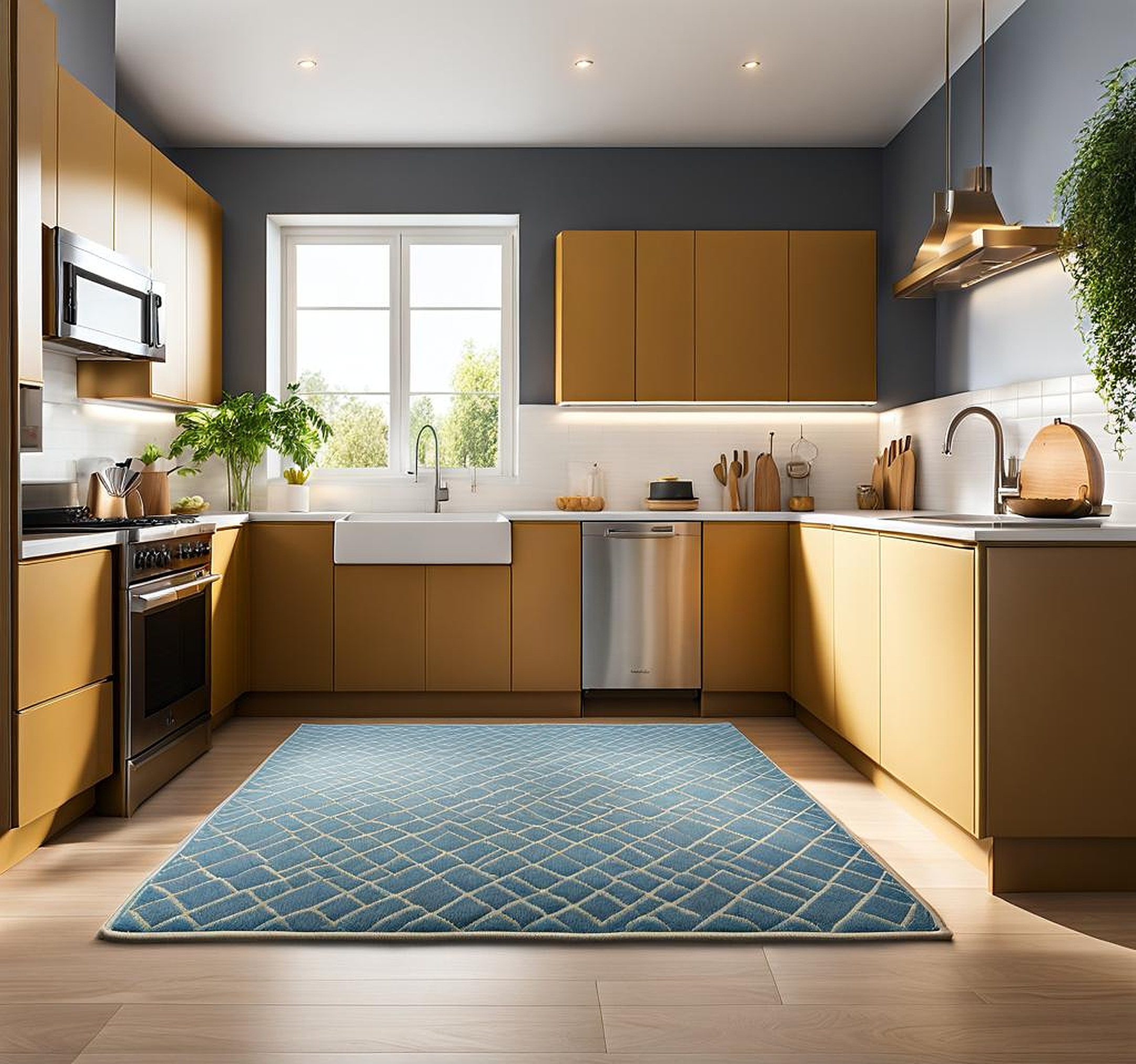 Exquisite L Shaped Kitchen Rug Concepts