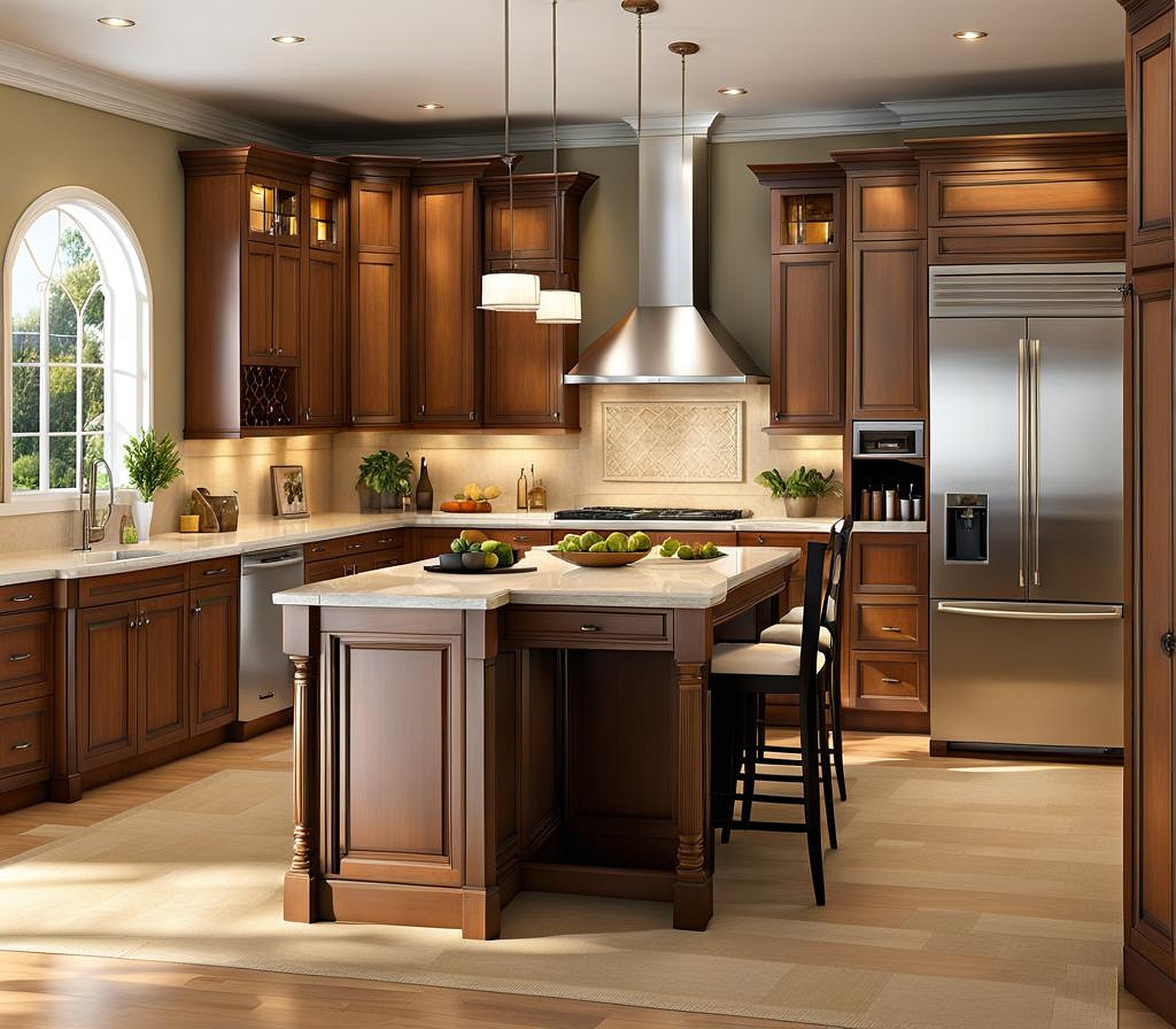 l shaped kitchens with island