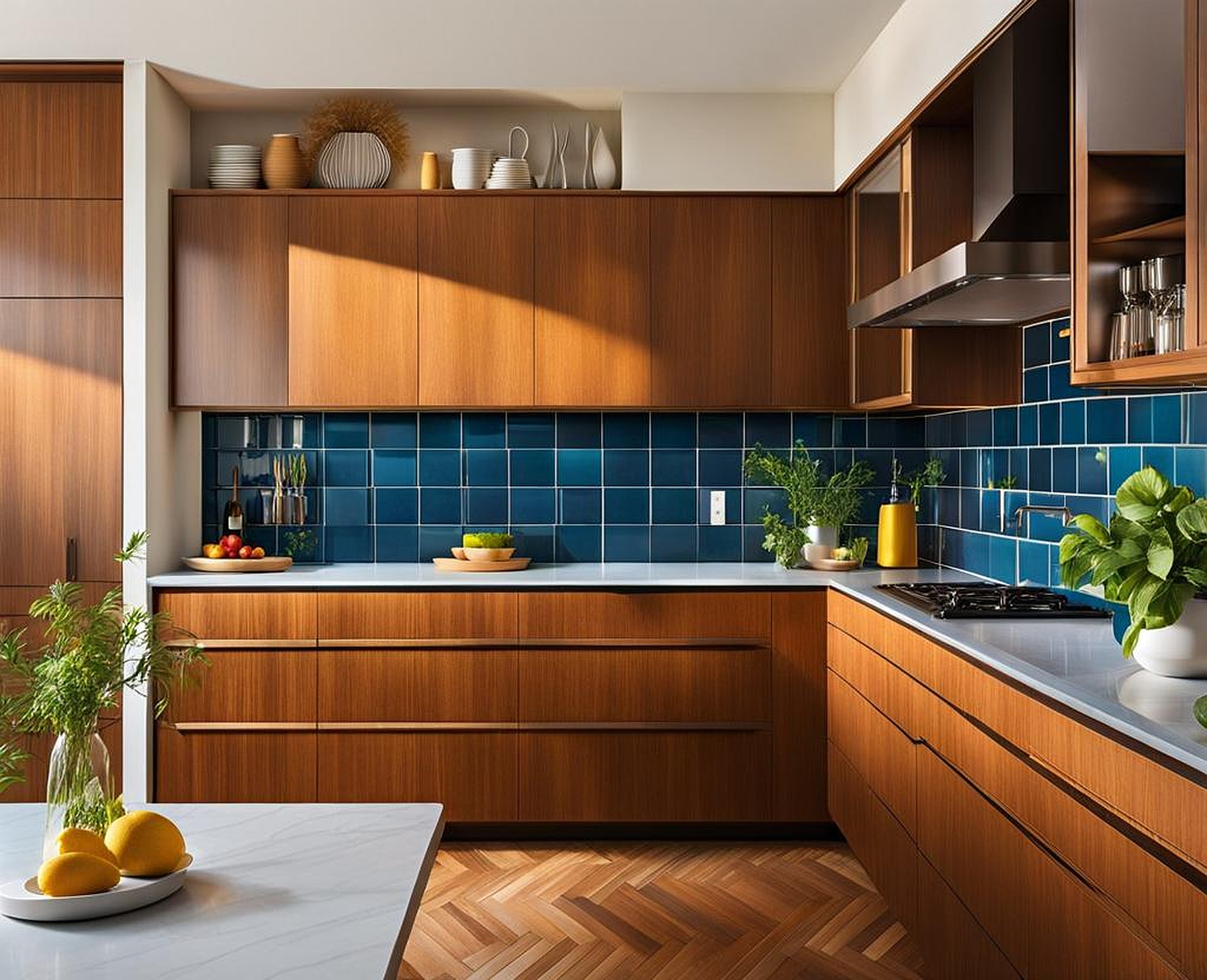 Classic Mid Century Modern Kitchen Backsplash Designs