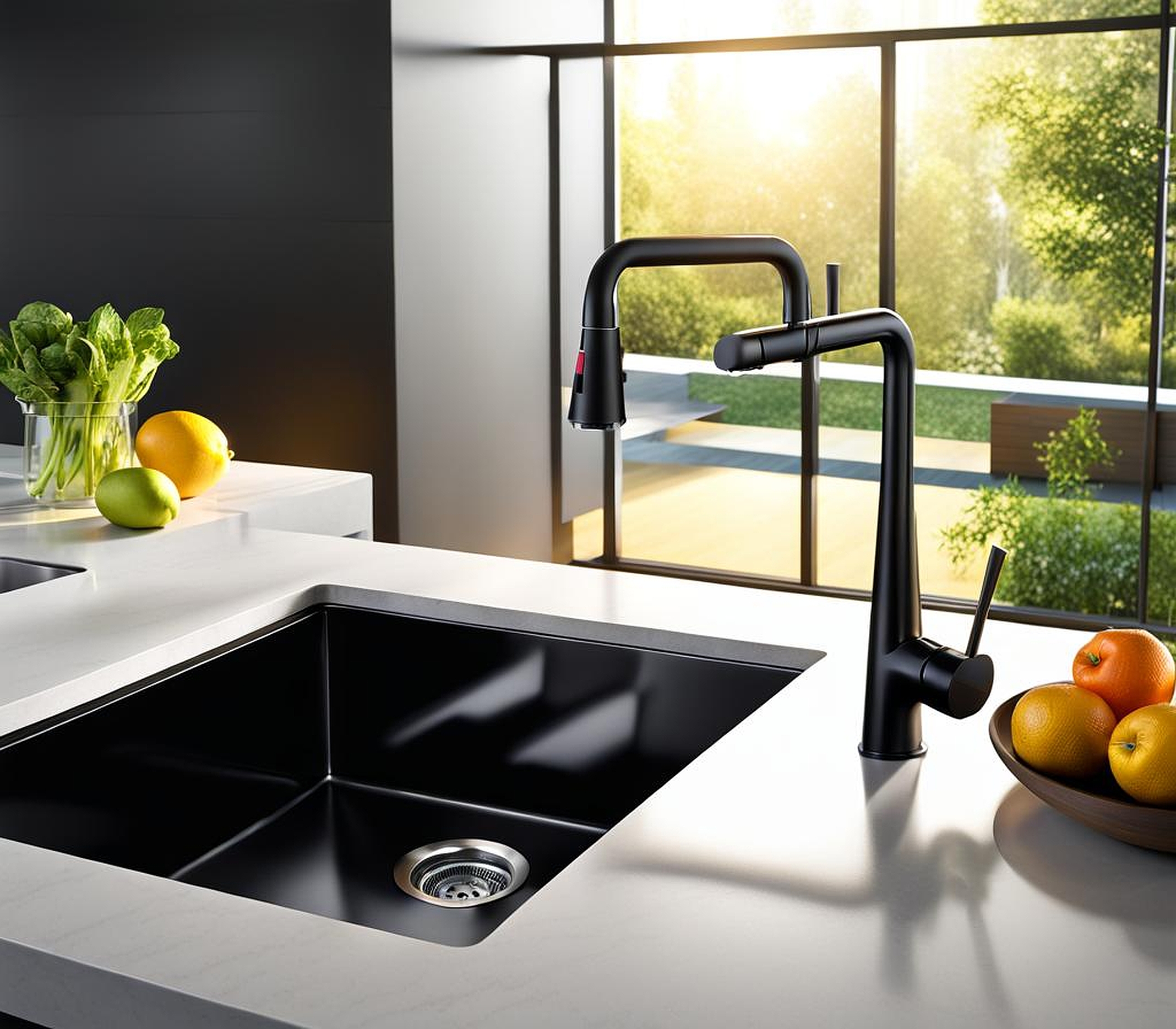 Exquisite Modern Black Kitchen Sink Solutions