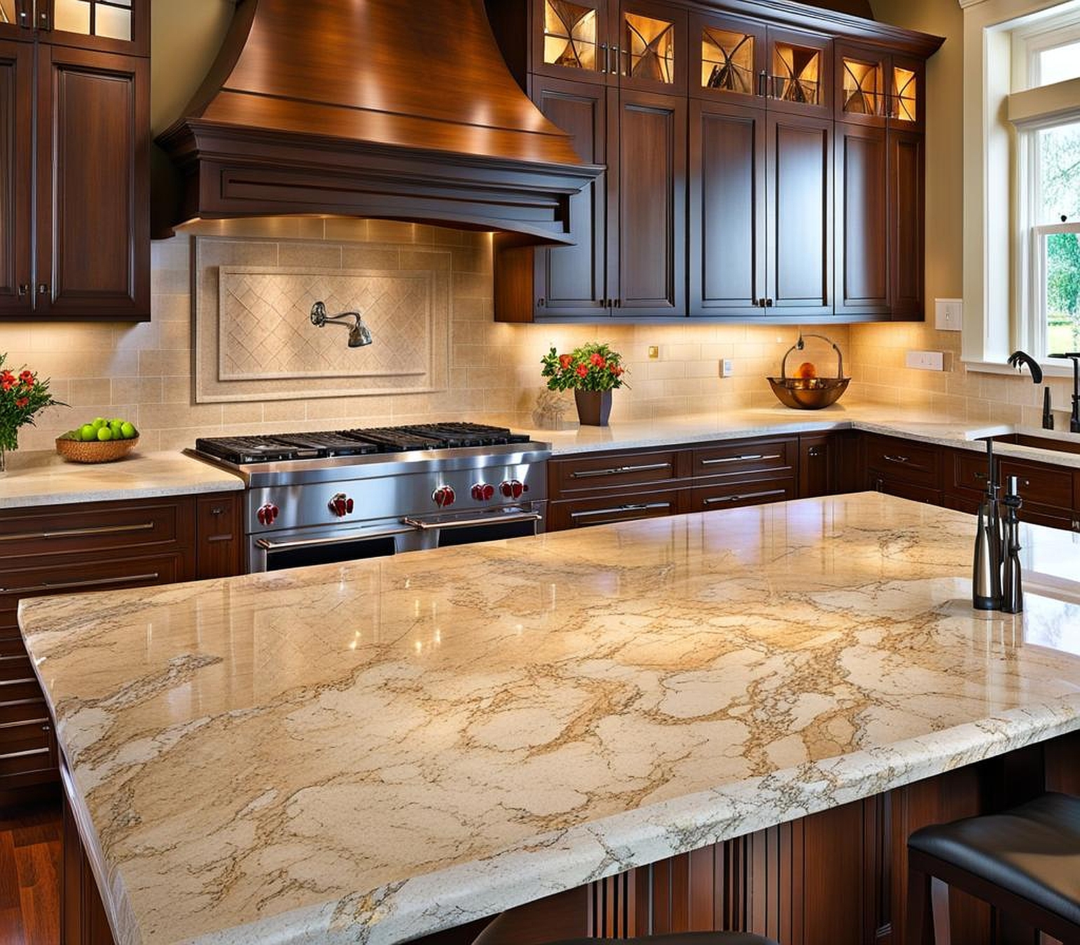 Indulging in Off White Granite Countertops Splendor