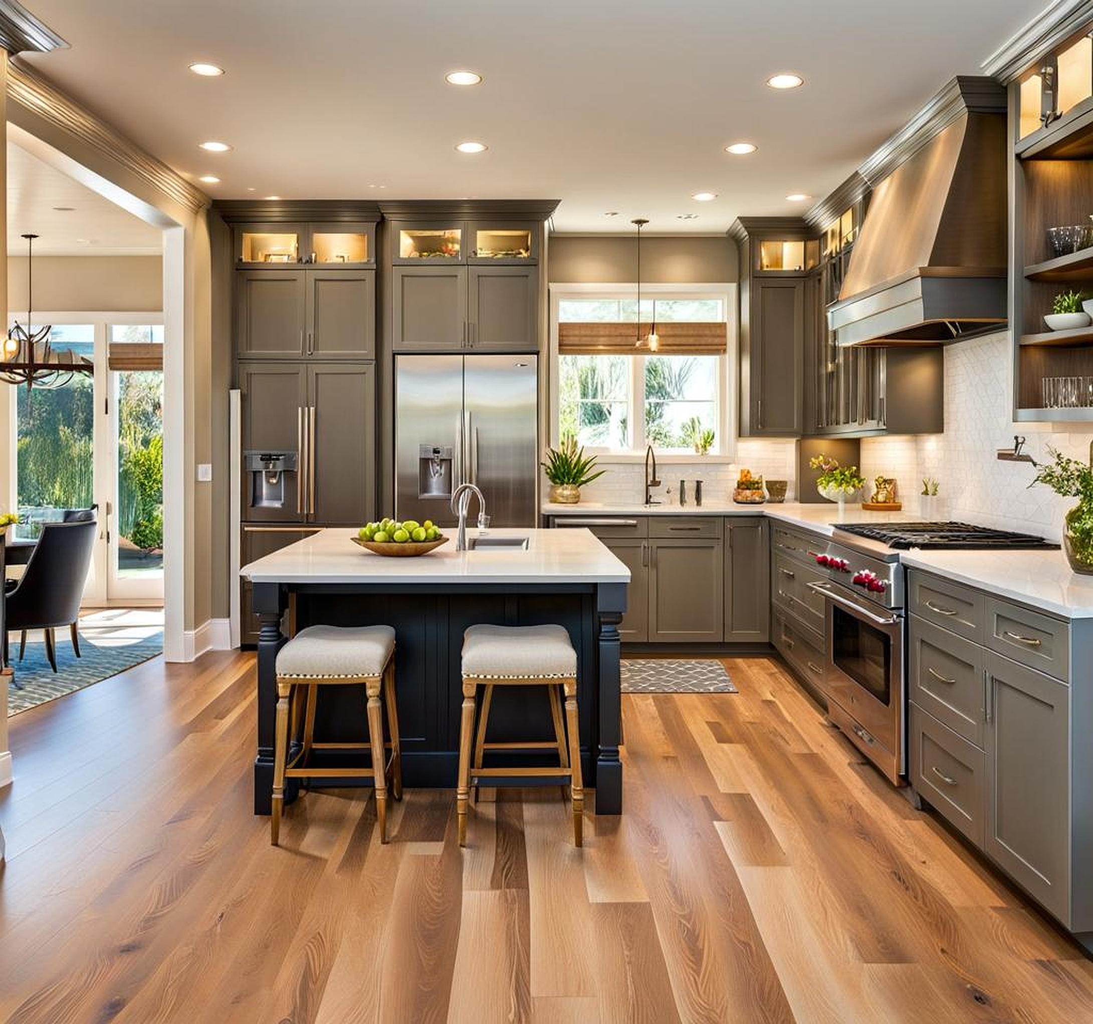 open concept small kitchen remodel