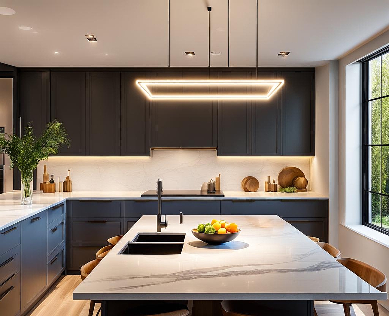 Luminous Over Kitchen Island Lighting Inspirations