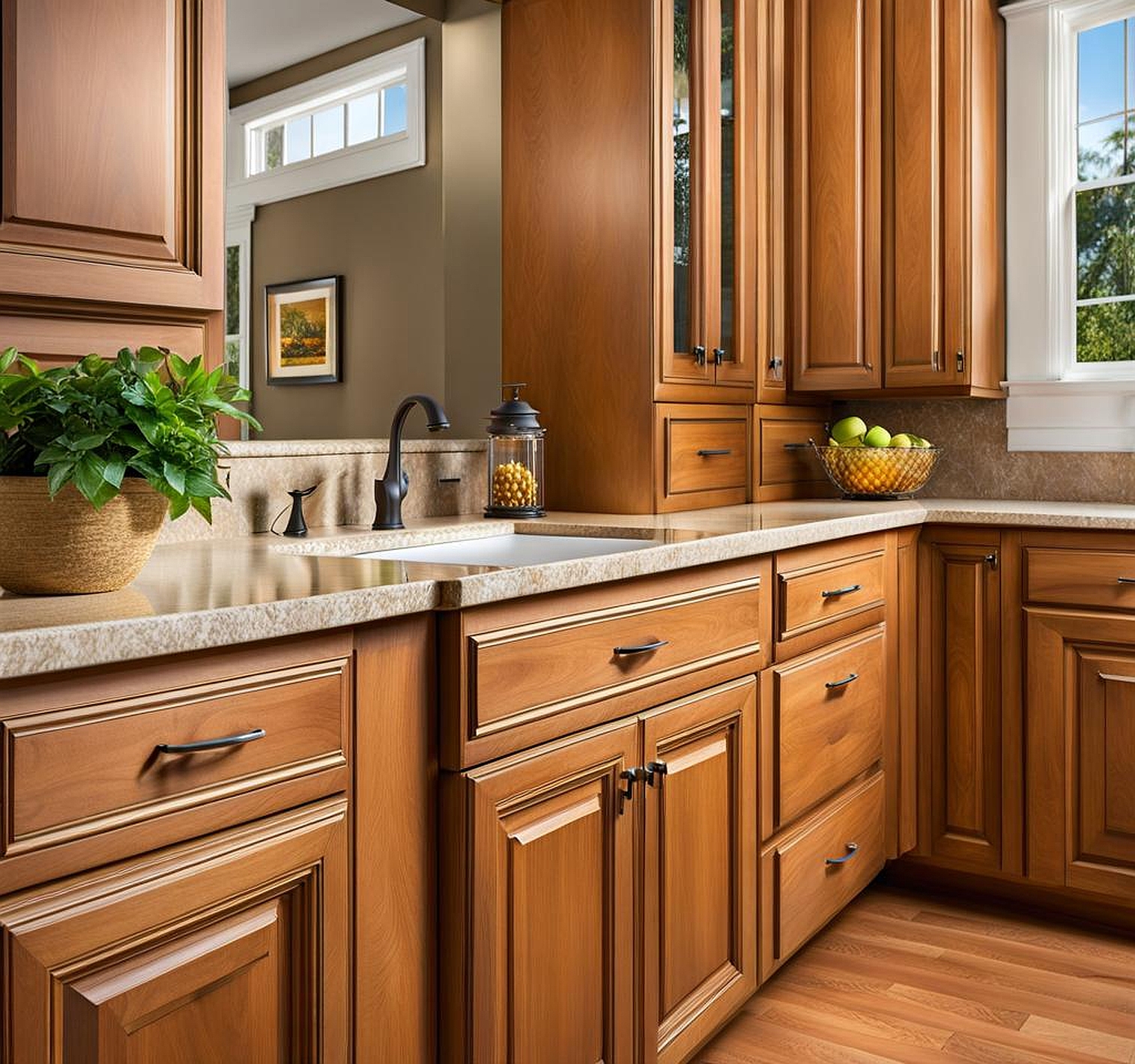 Pristine Wood Cabinets Without Lifting a Sander