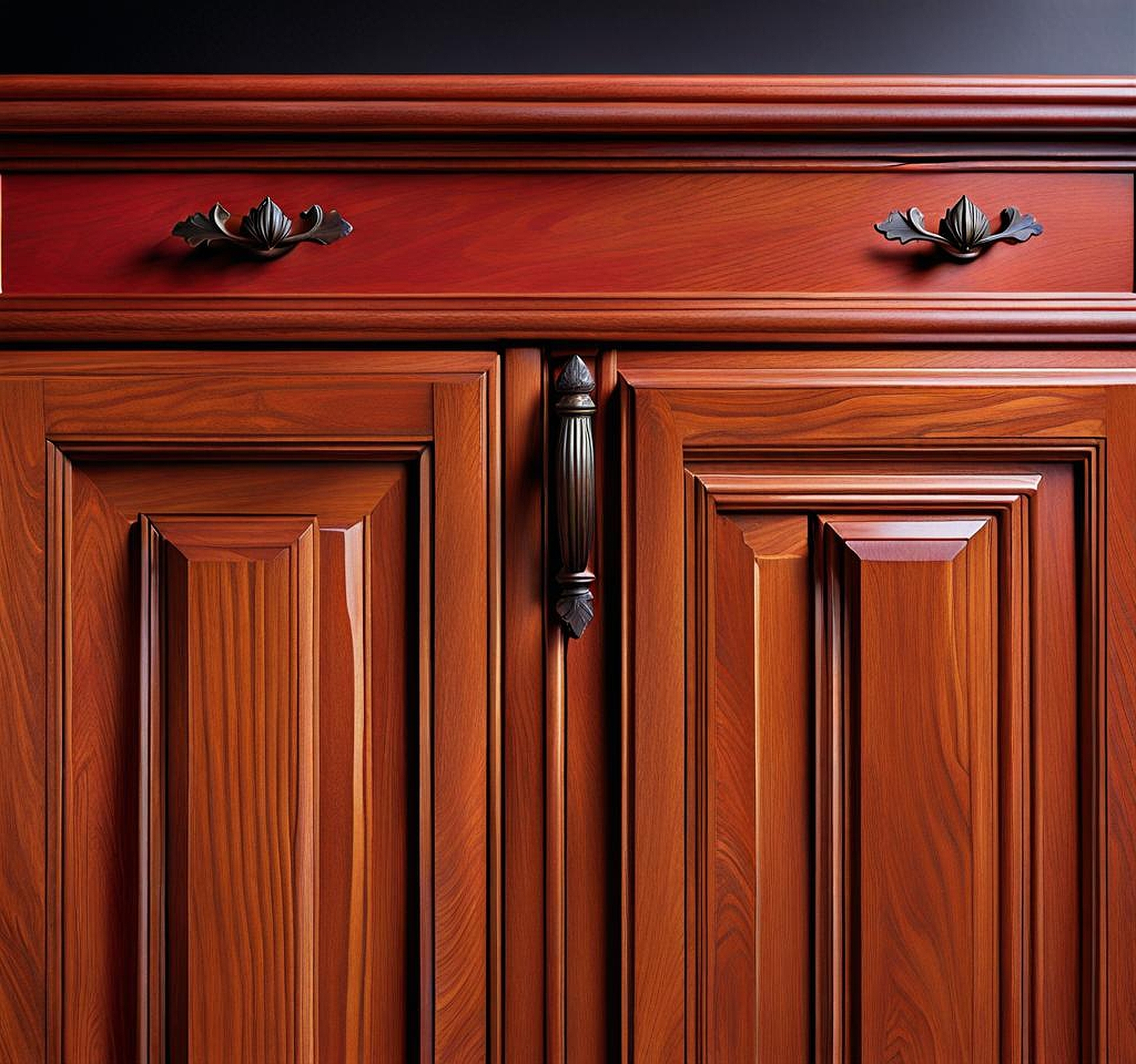 Accentuating Red Oak Cabinets with Expressive Paint Colors