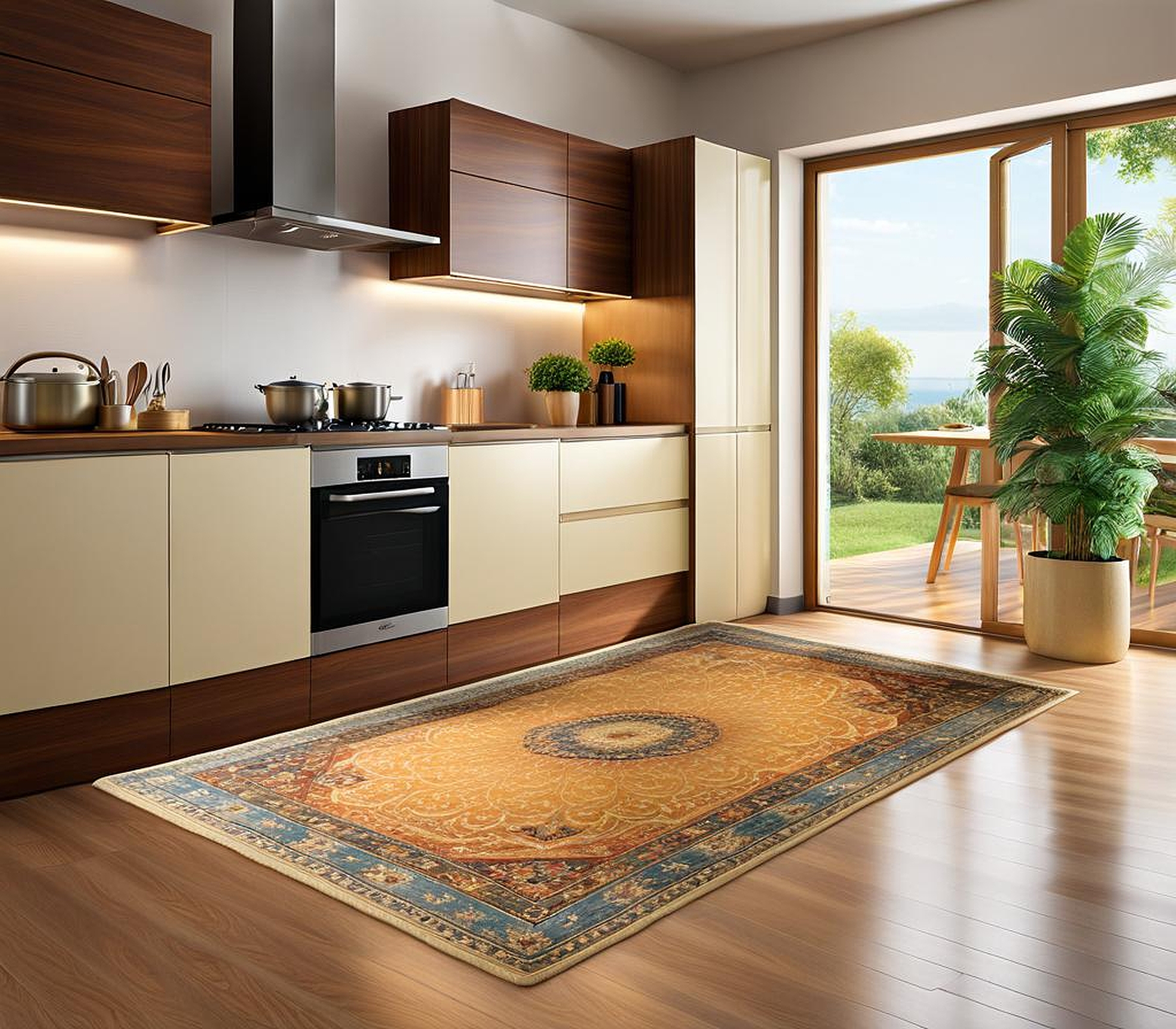 Rectangular Washable Kitchen Rugs Redefining Floor Fashion