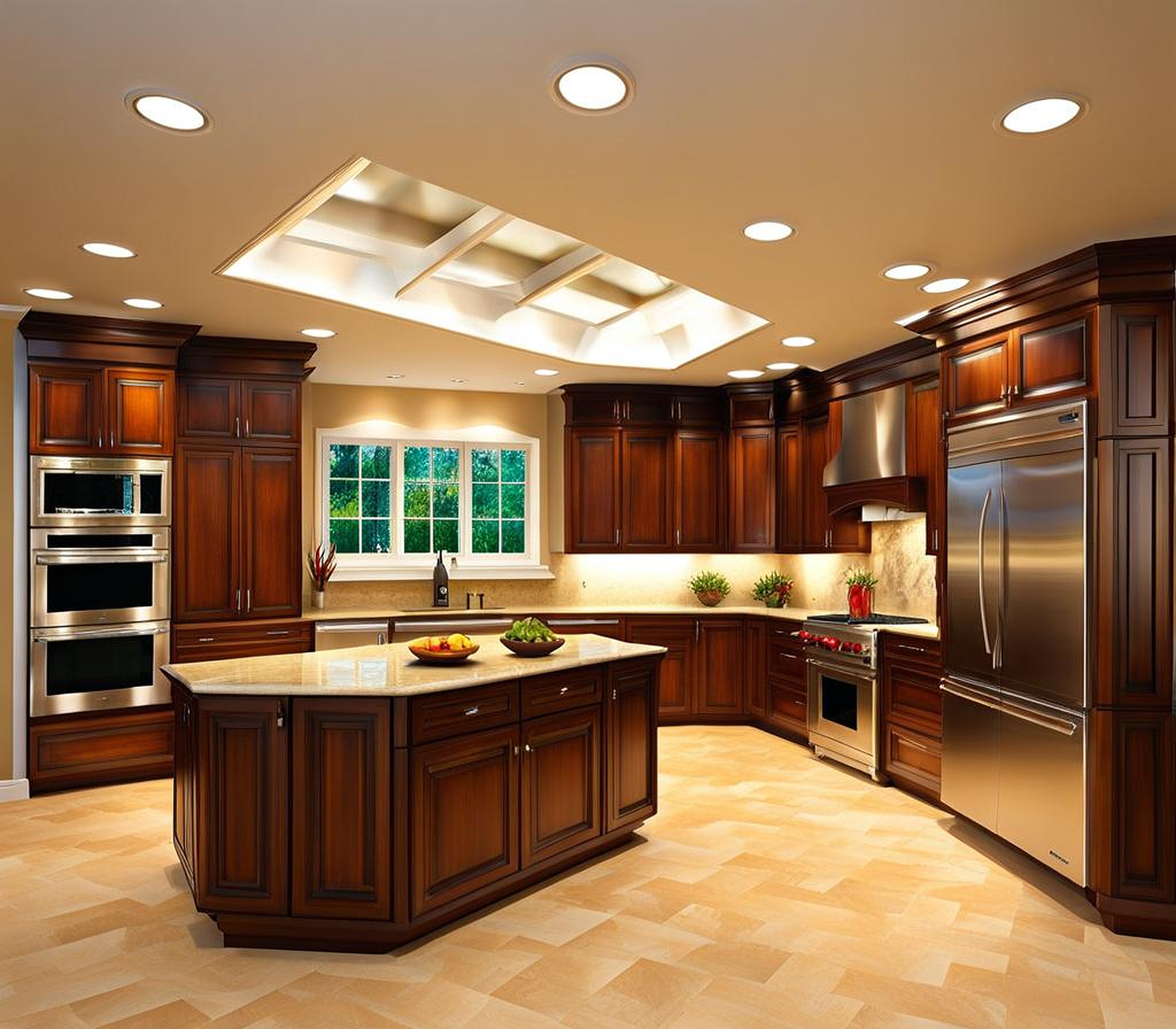 Accentuate Cabinets by Removing Obstructive Drop Ceilings