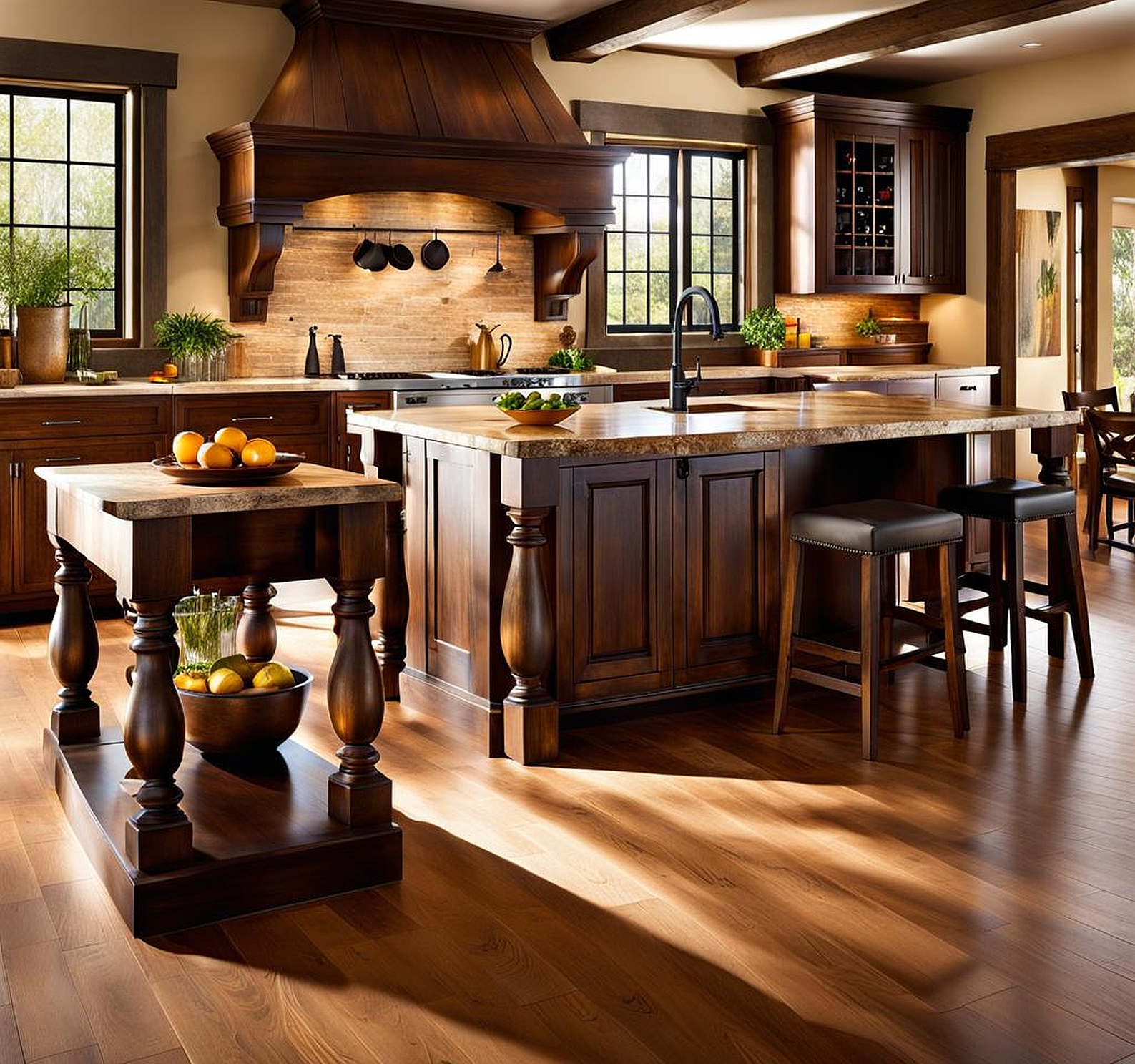 Extraordinary Rustic Kitchen Island Inspirations