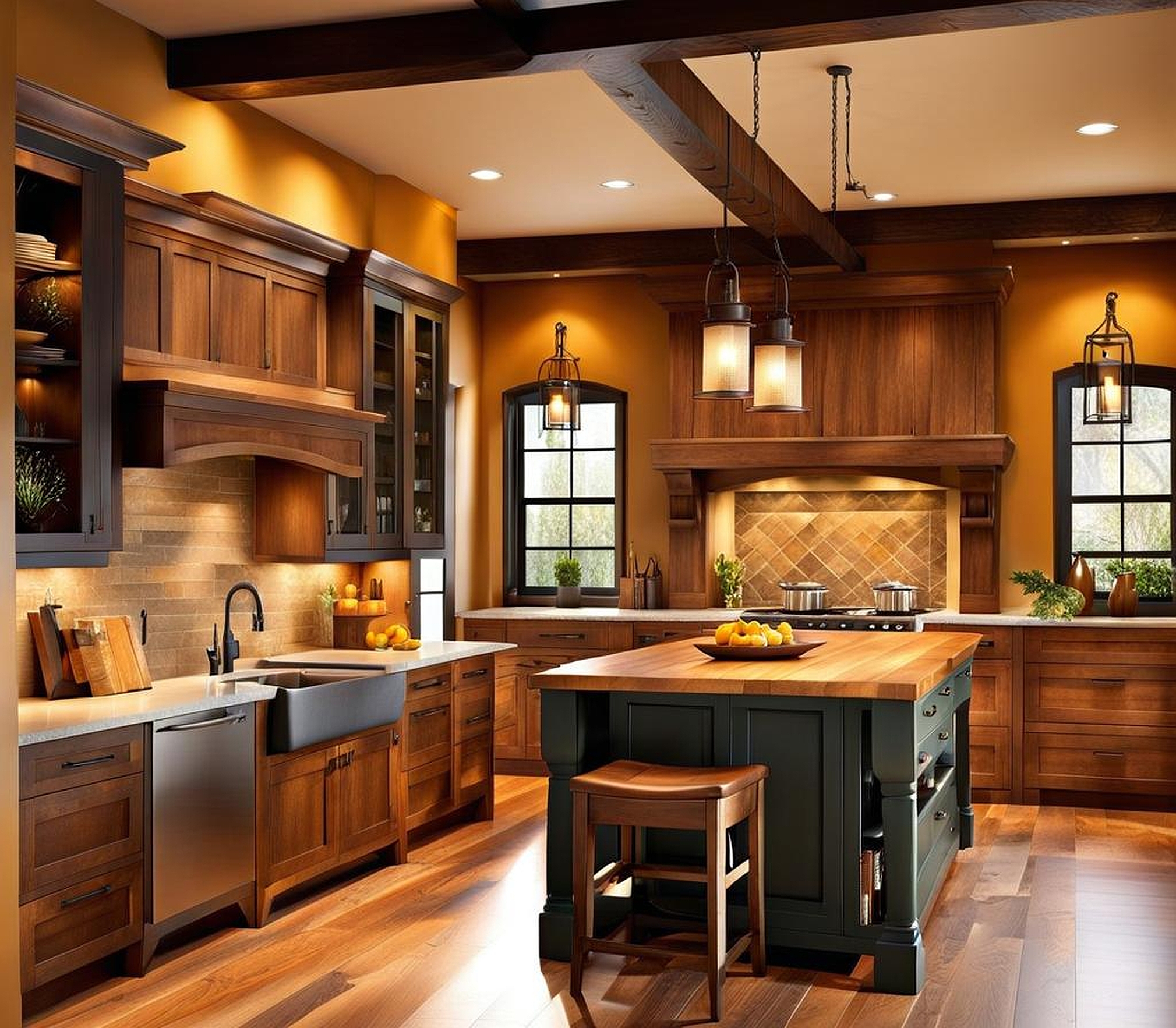 rustic kitchen color ideas