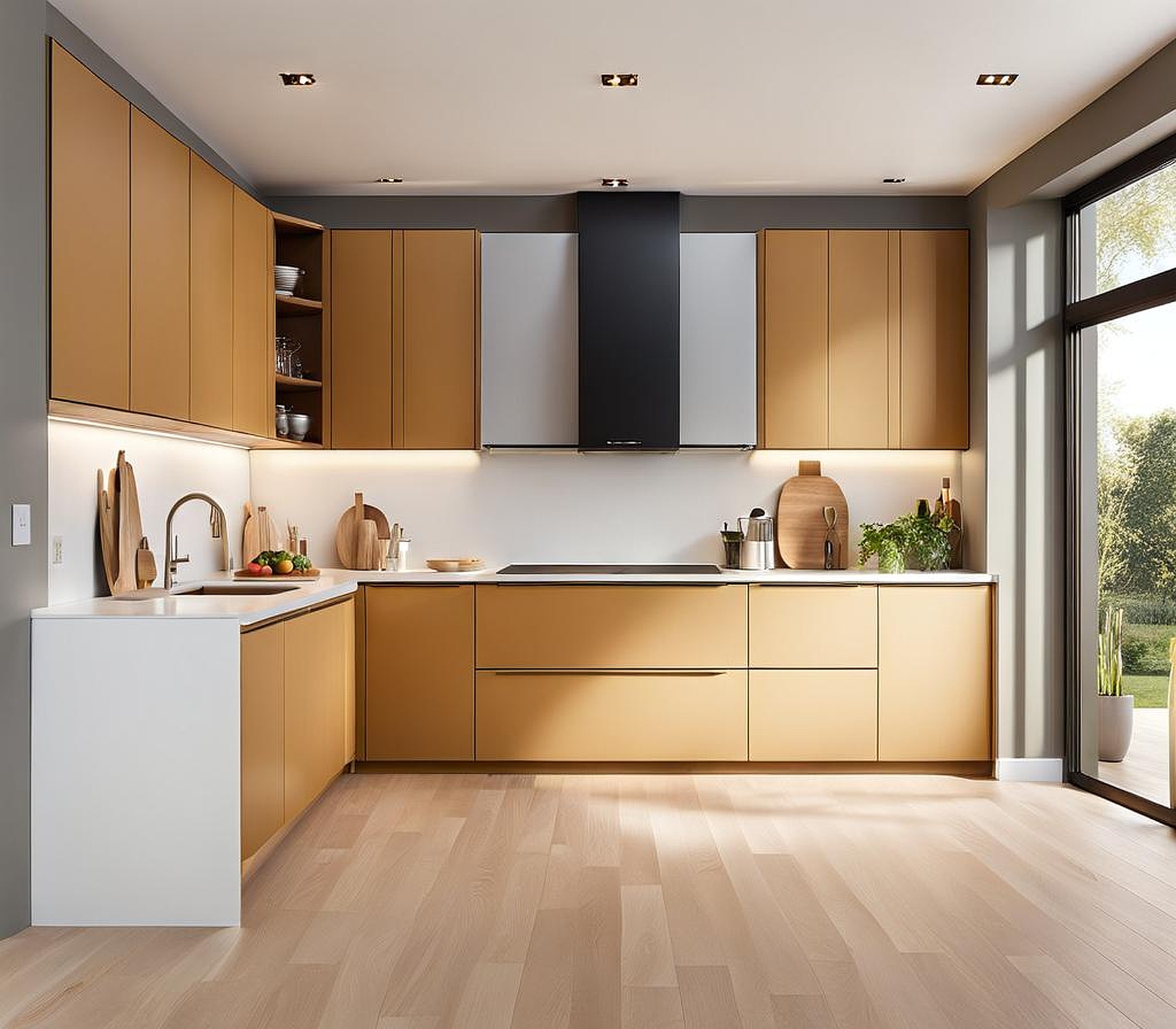 shallow depth kitchen cabinets