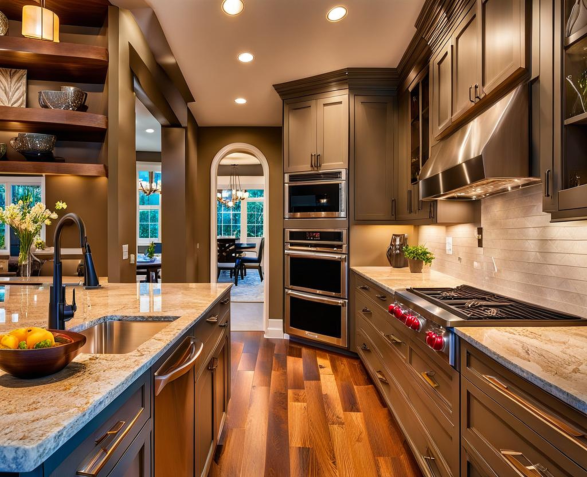 split level home kitchen remodel