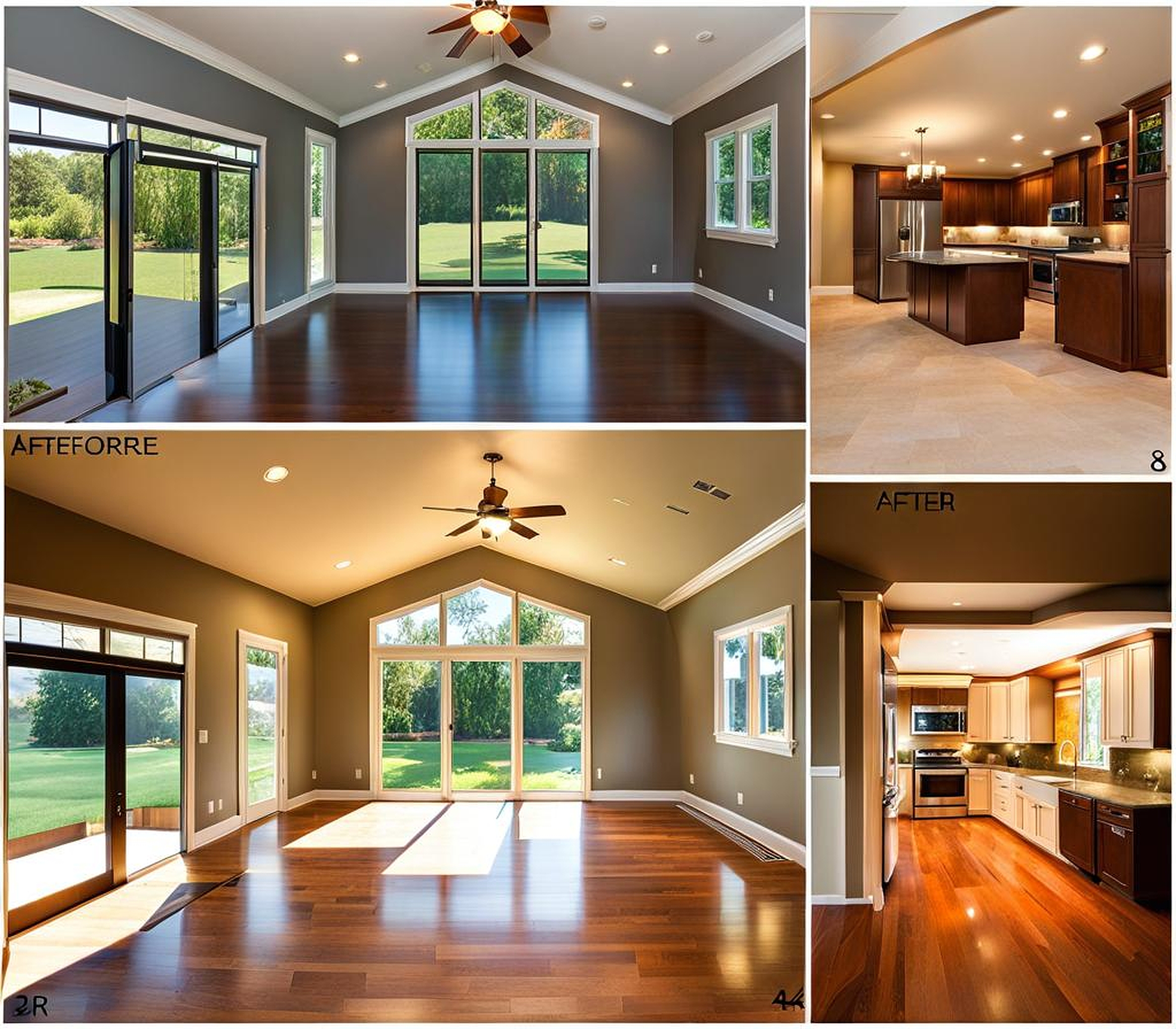 Astonishing Split Level Interior Remodel Before and After Transformations