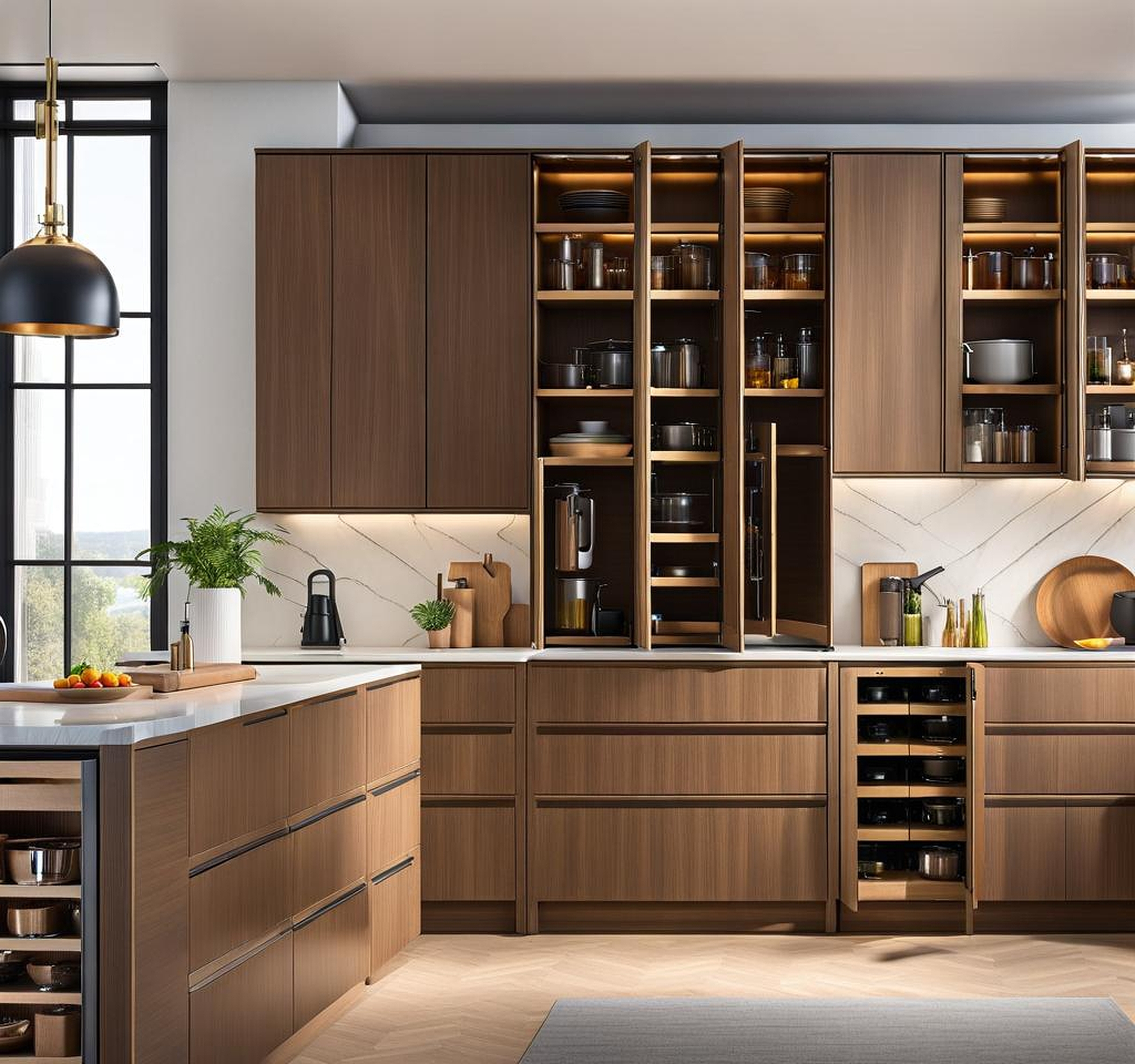 tall storage cabinets for kitchen