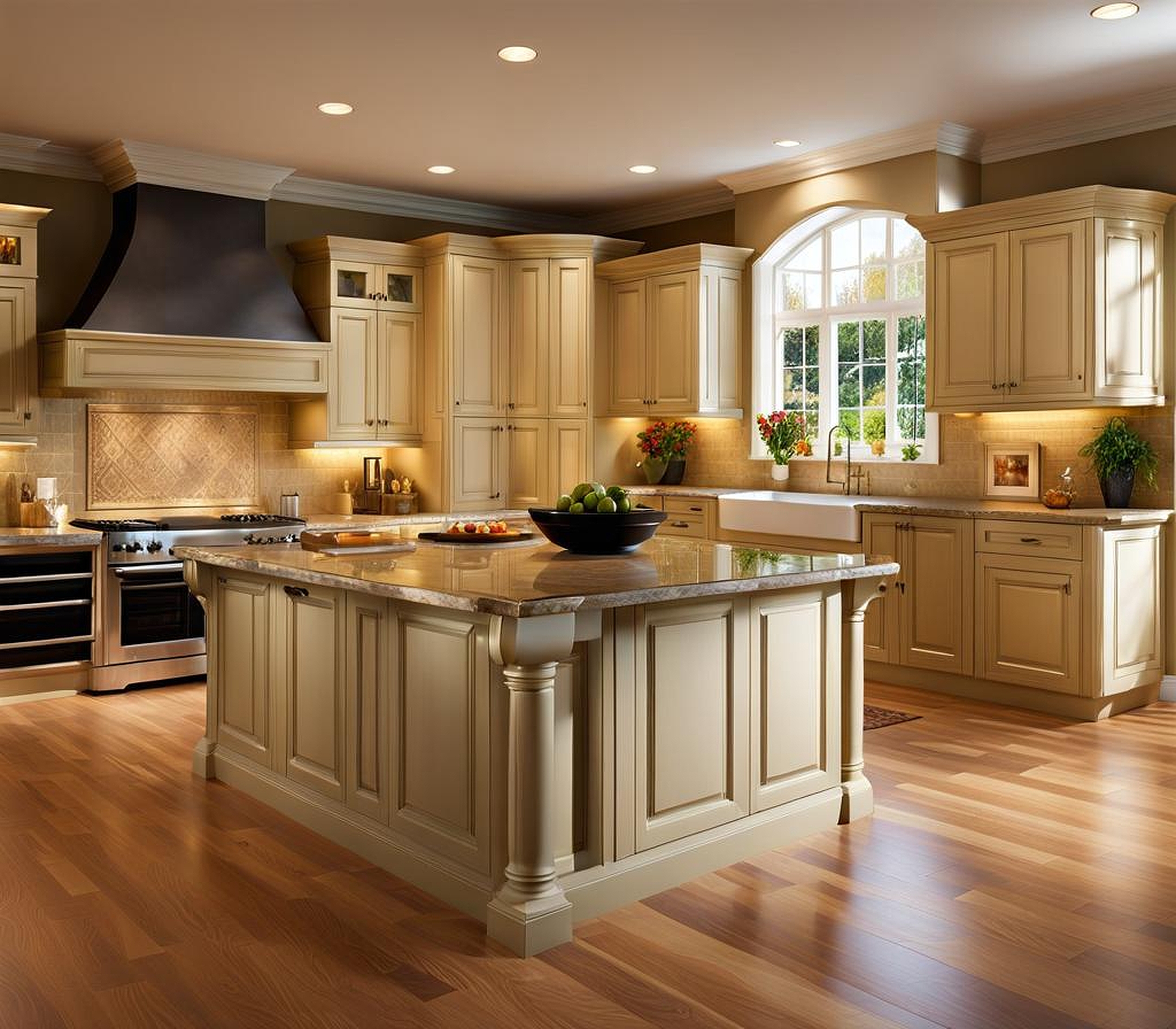 traditional kitchen designs with islands