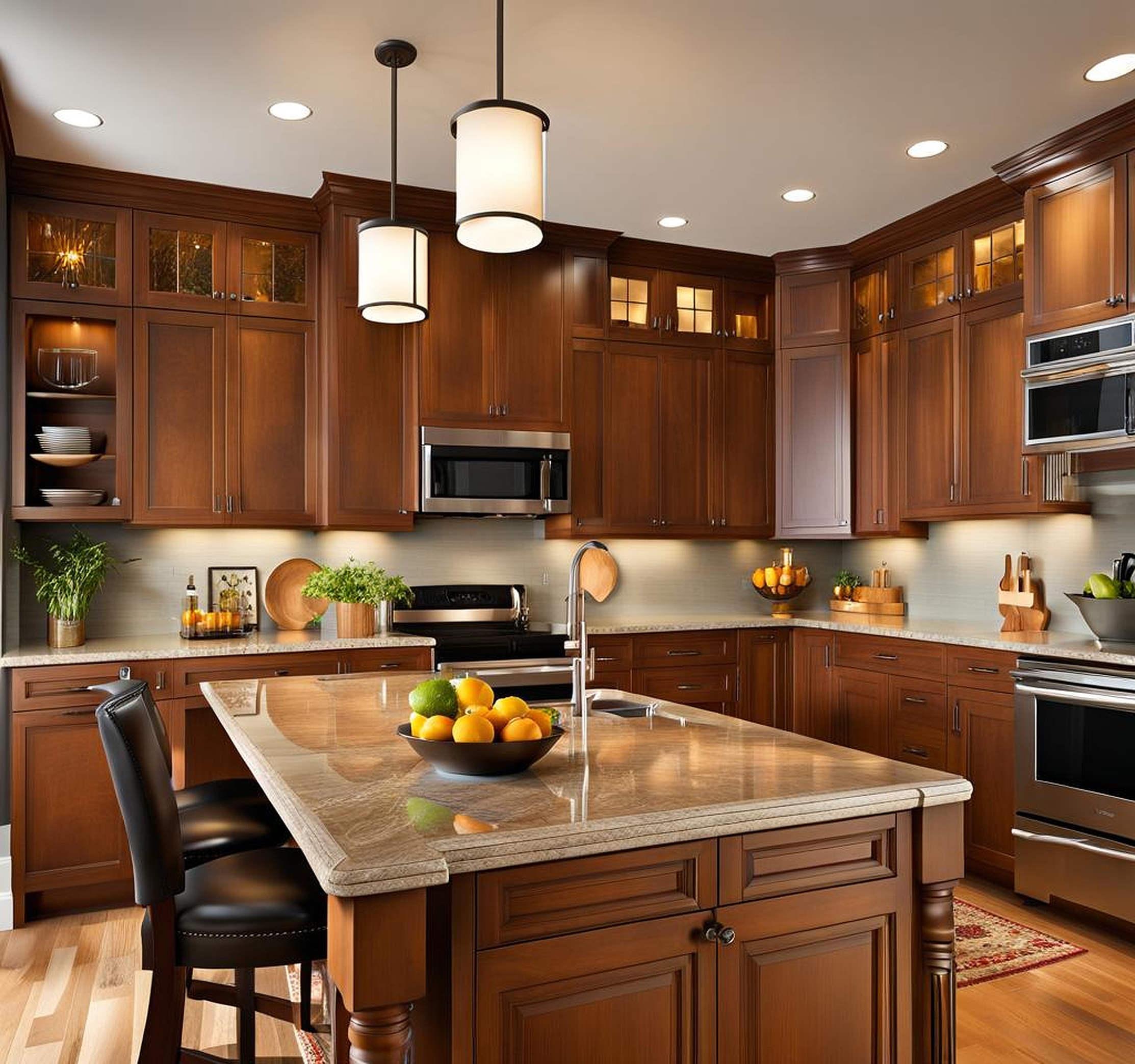 typical kitchen countertop depth