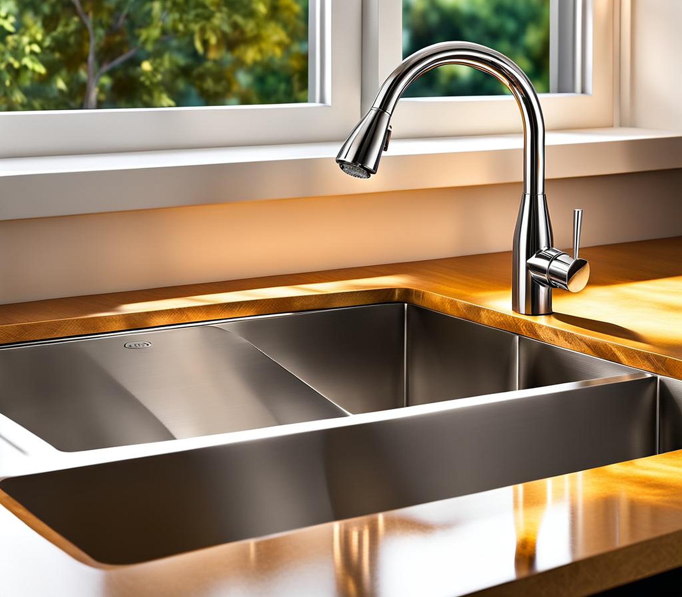 what color faucet with stainless steel sink