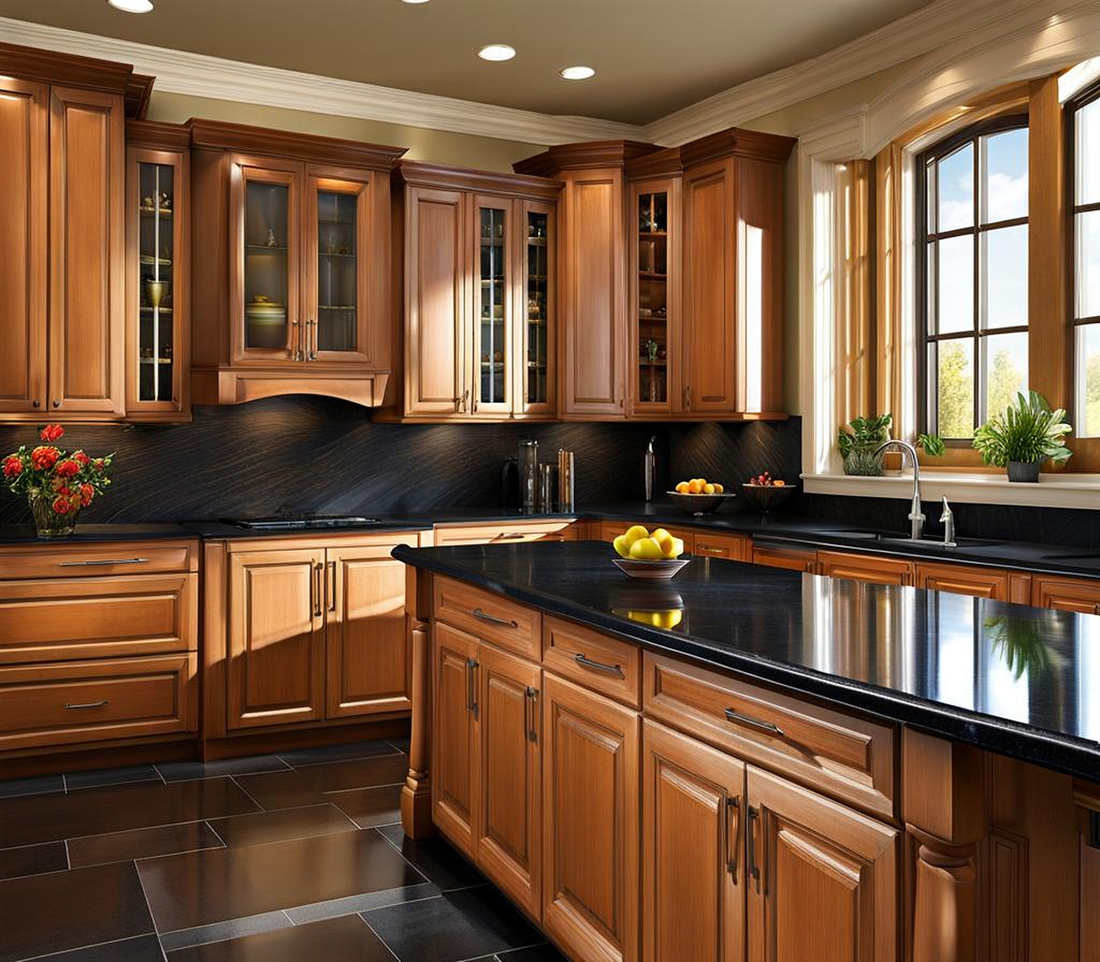 Best Paint Colors Complementing Black Granite Countertops