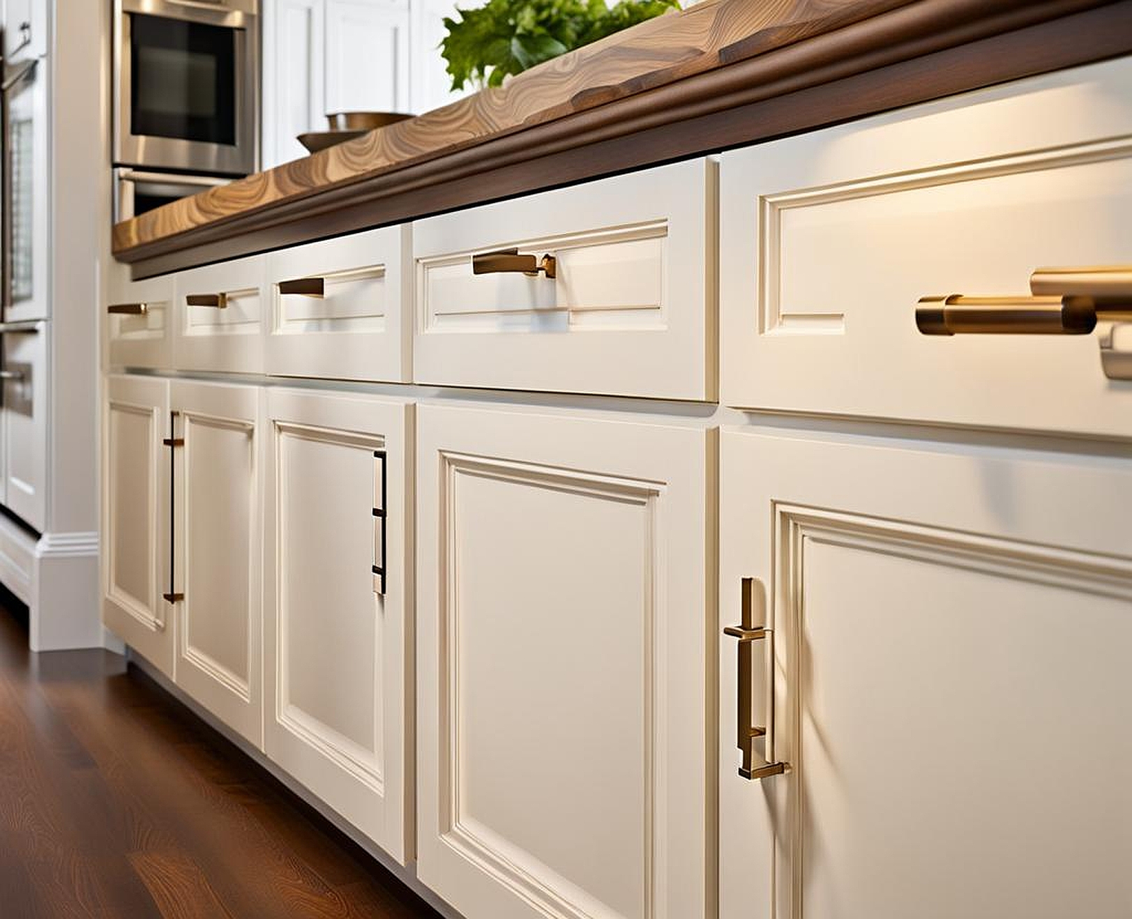 Stylish Kitchen Cabinet Handle Placements that Captivate