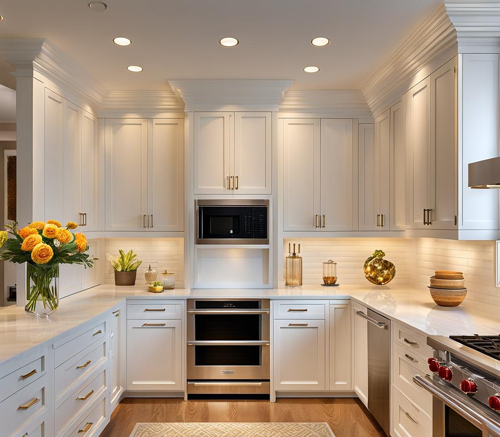 Contemporary White Kitchen Renovation Ideas