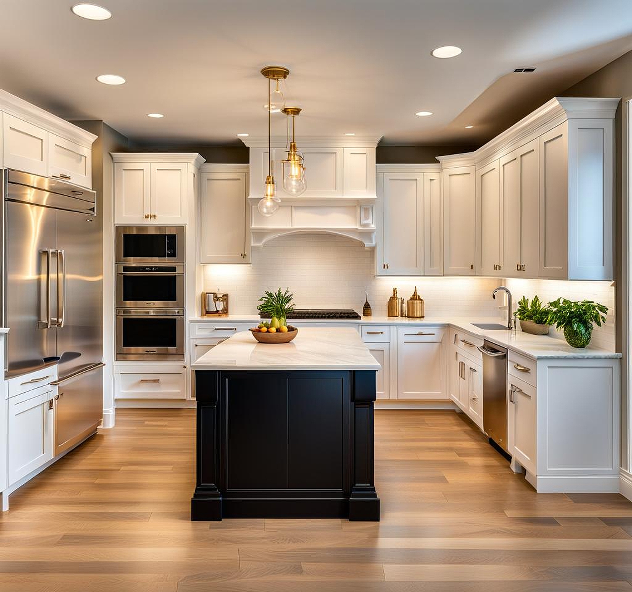 Classic White Shaker Inset Kitchen Cabinets Elegance