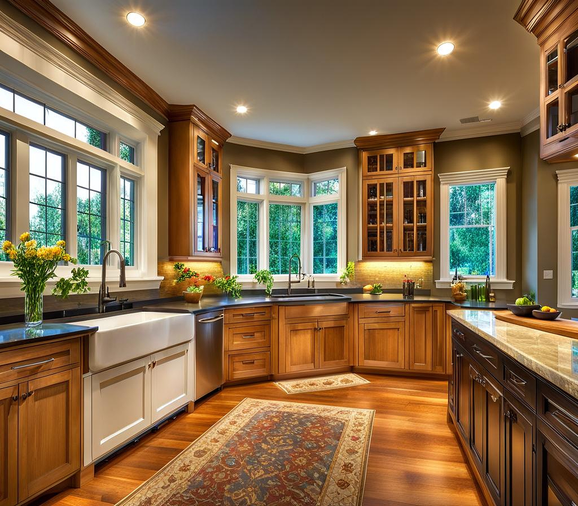 box bay window kitchen