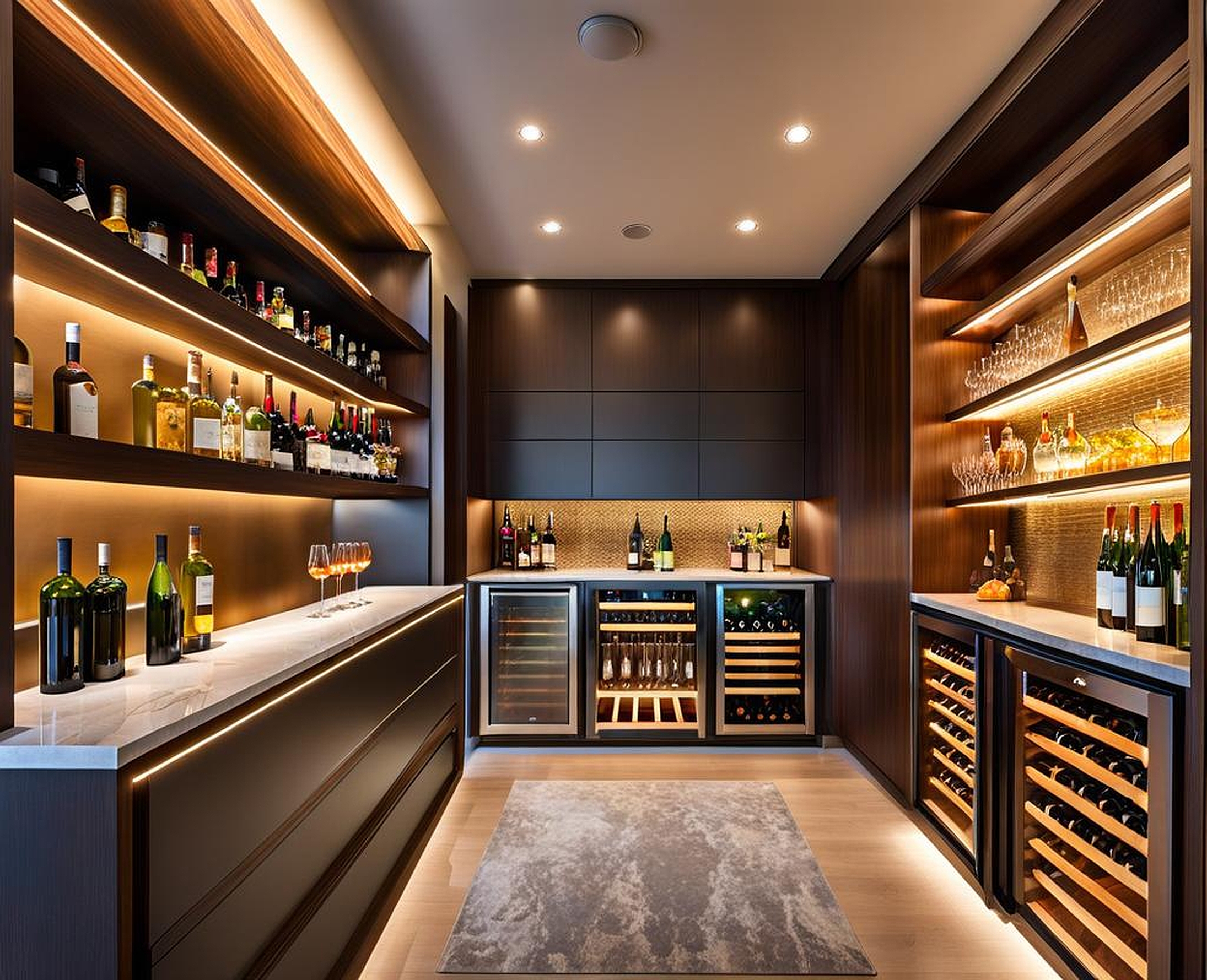 Modern Dry Bar Cabinet Ideas for a Sophisticated Home Bar