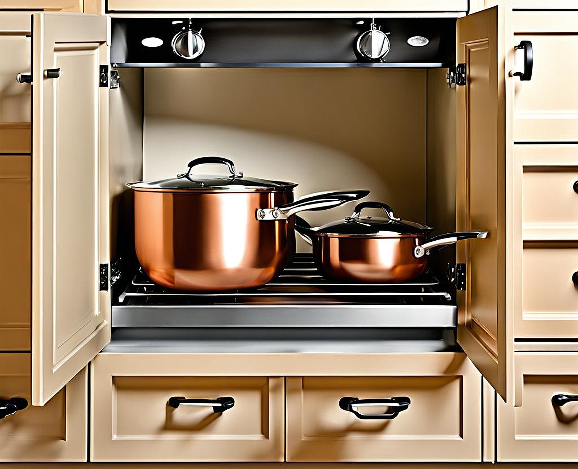 pots and pans base cabinet size