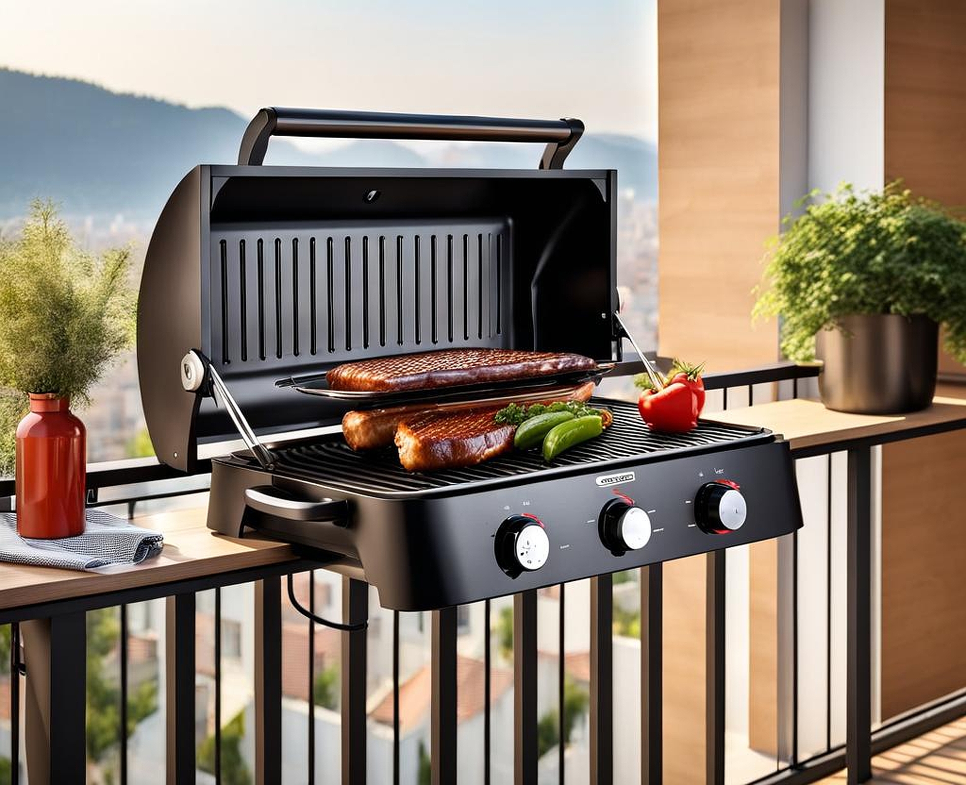 electric grill for balcony