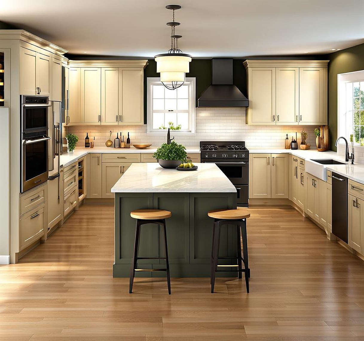 Beautiful Small Kitchen Designs with Peninsula