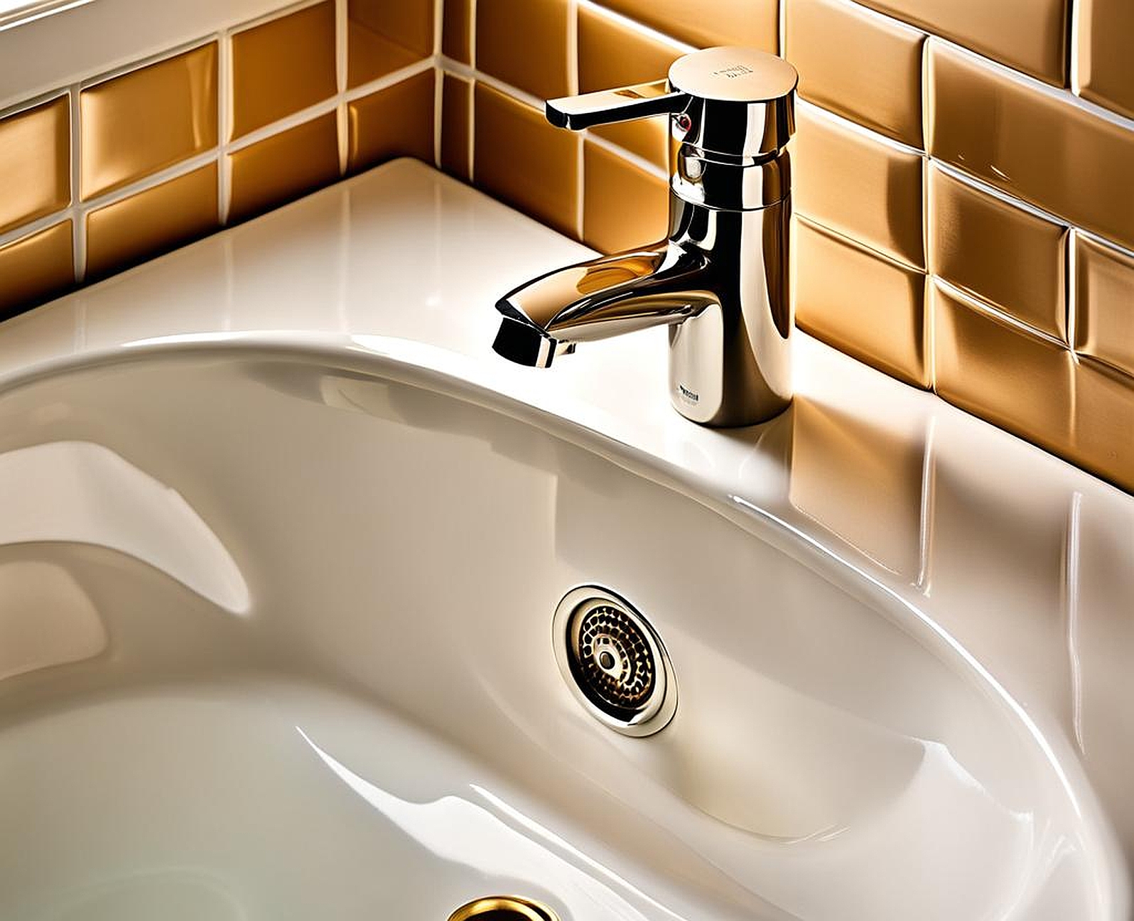 how to clean a slow draining bathroom sink