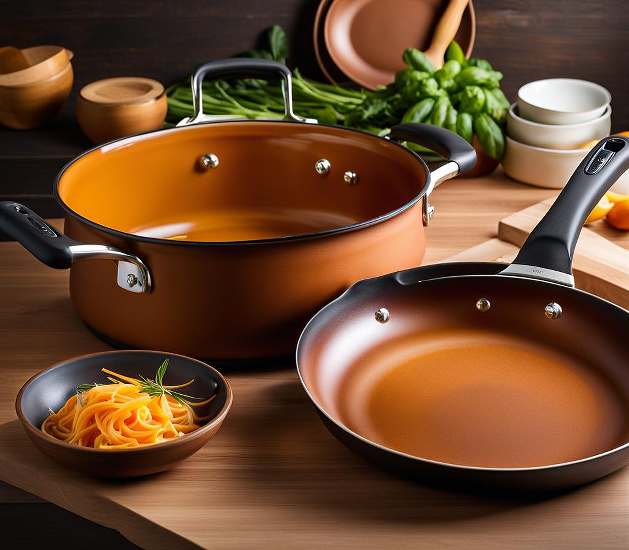 how to cook with ceramic pans