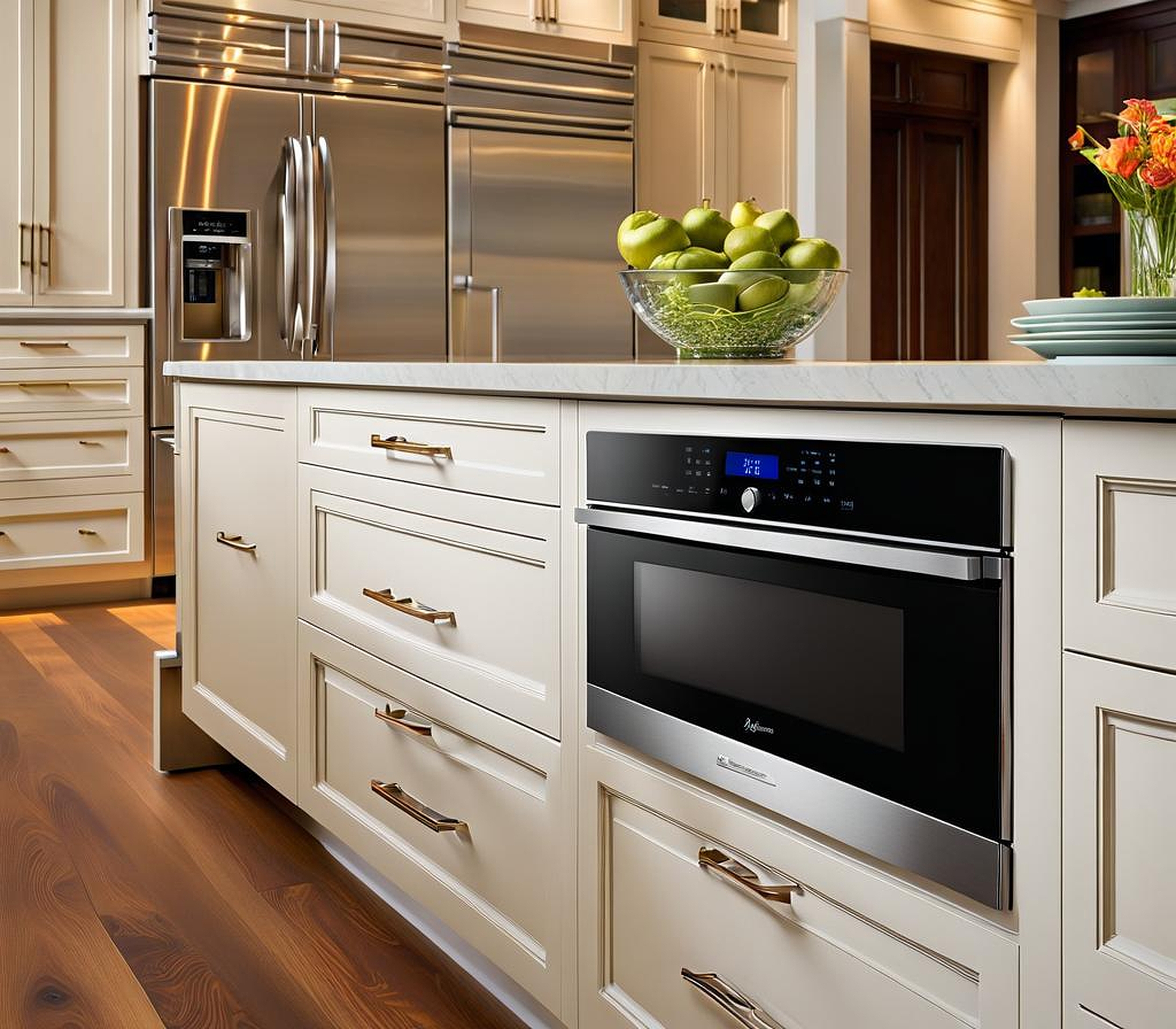 Microwave Drawer Island Inspiration for Coastal and Modern Kitchens