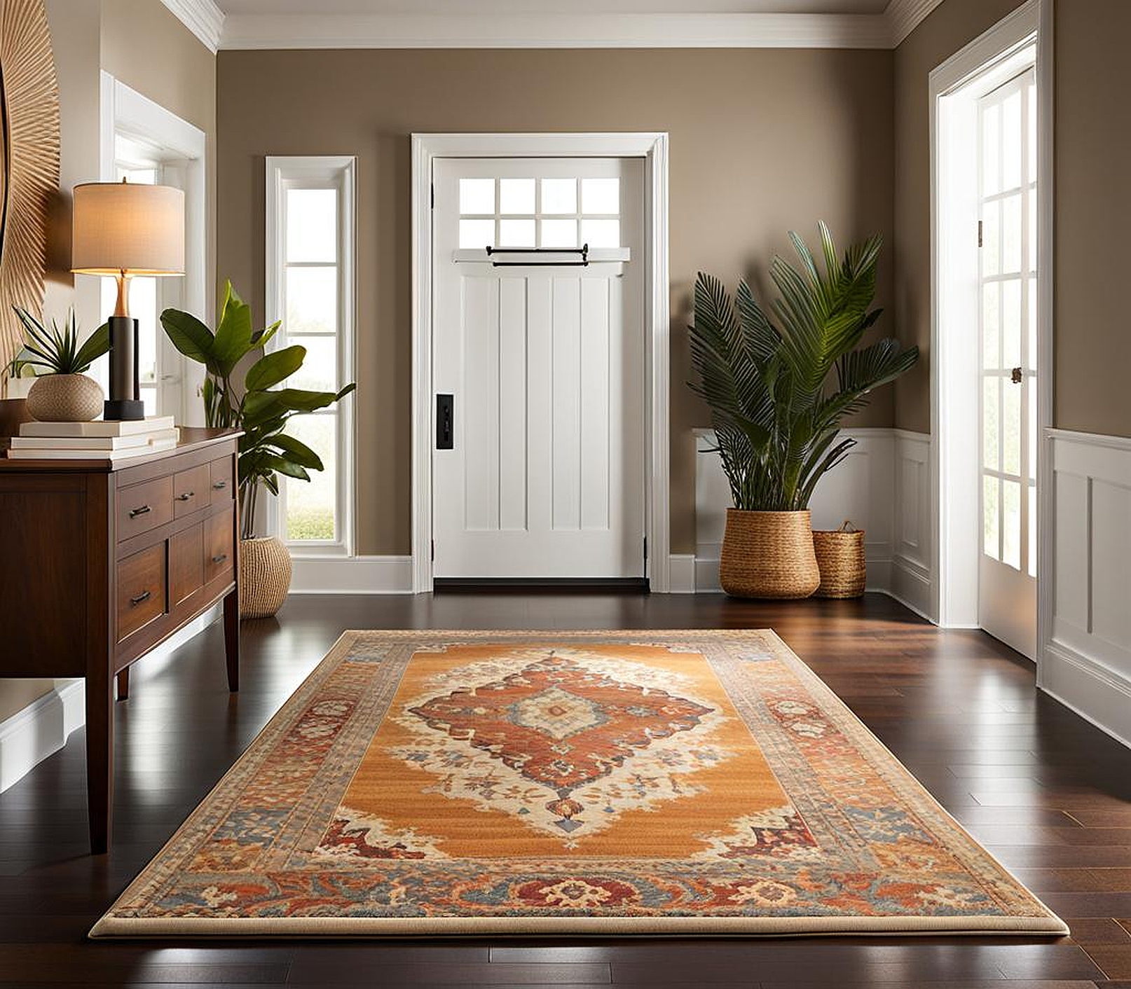 rug size for entryway