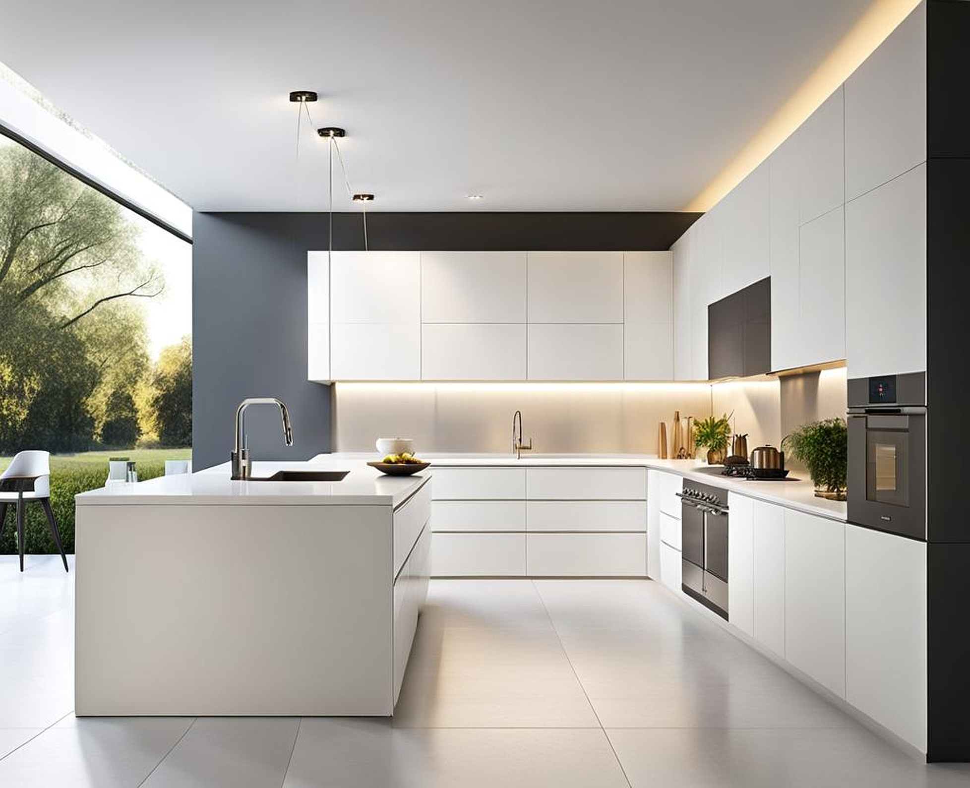 white kitchen flooring options