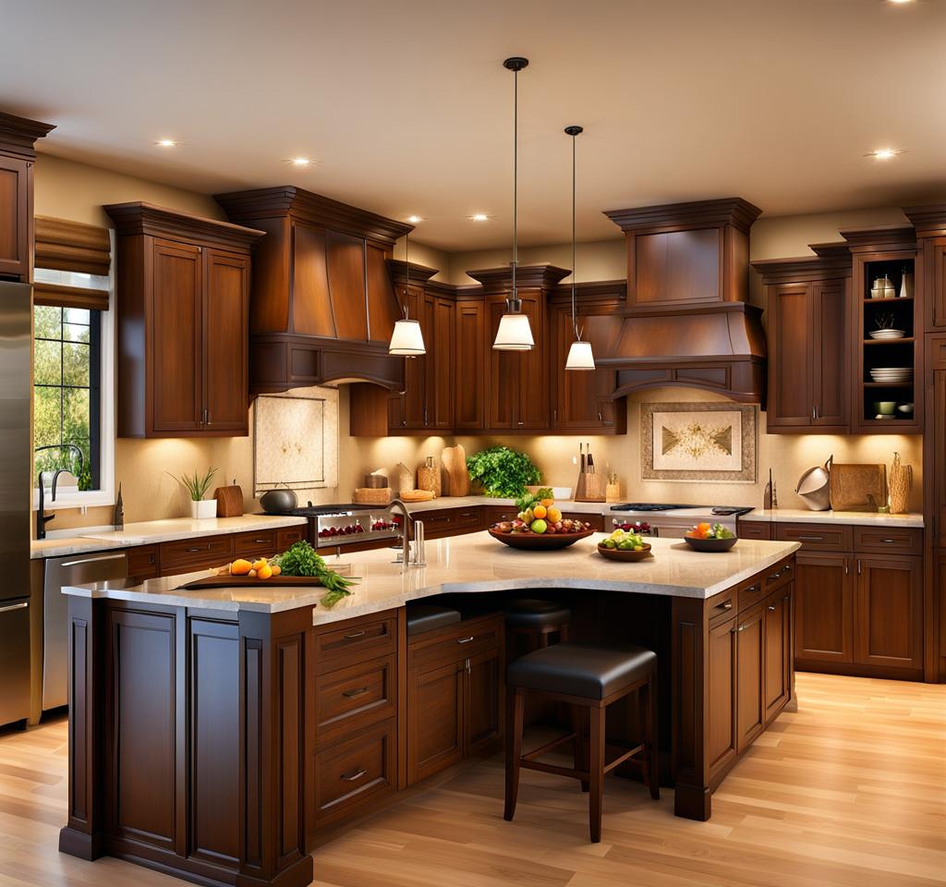 best kitchen layout with island