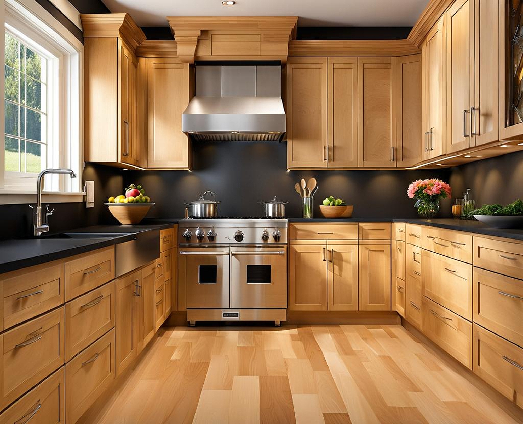 birch or maple cabinets